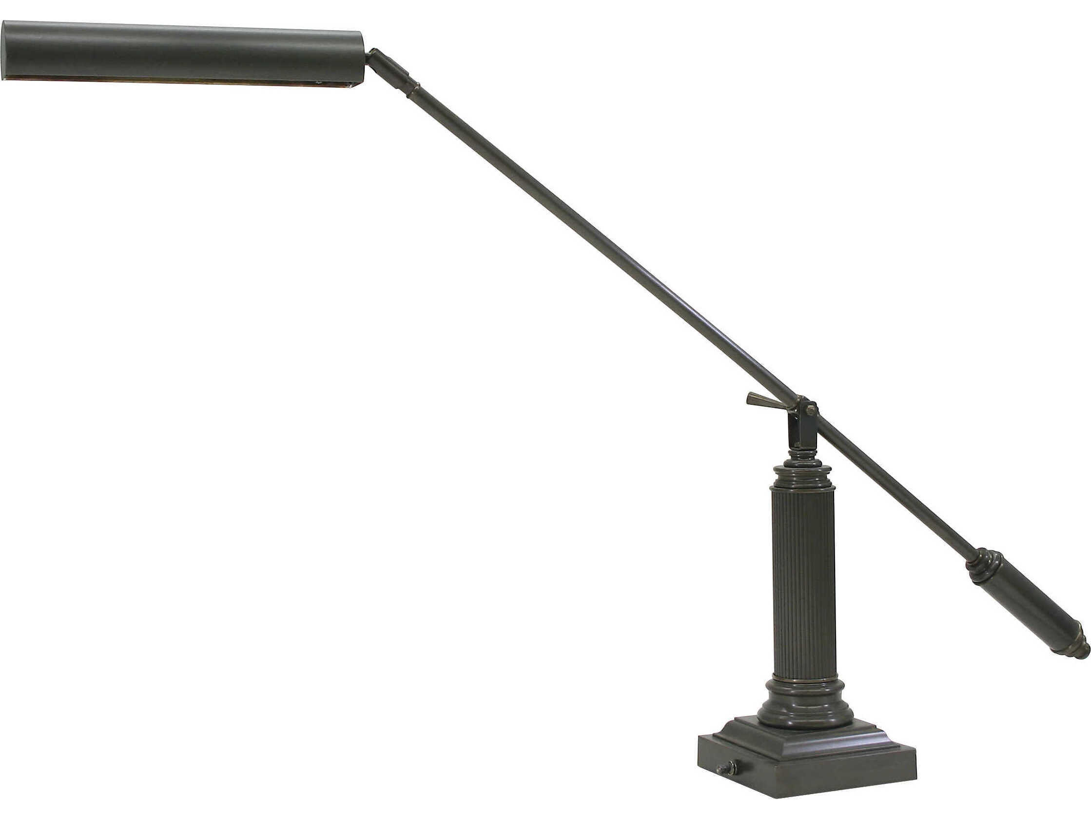 House of Troy Grand Mahogany Bronze Desk Lamp