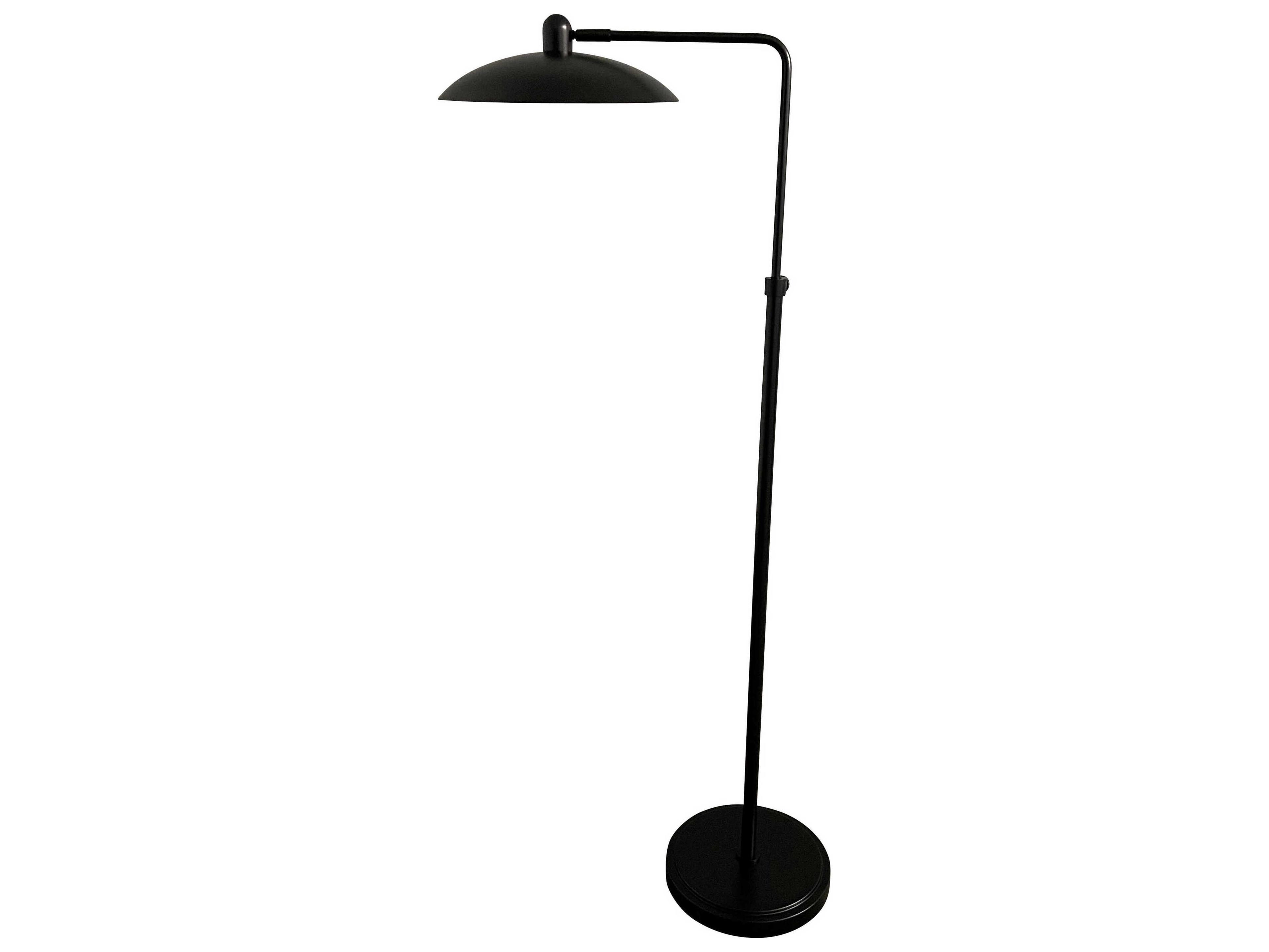 House of Troy Ridgeline Black Floor Lamp
