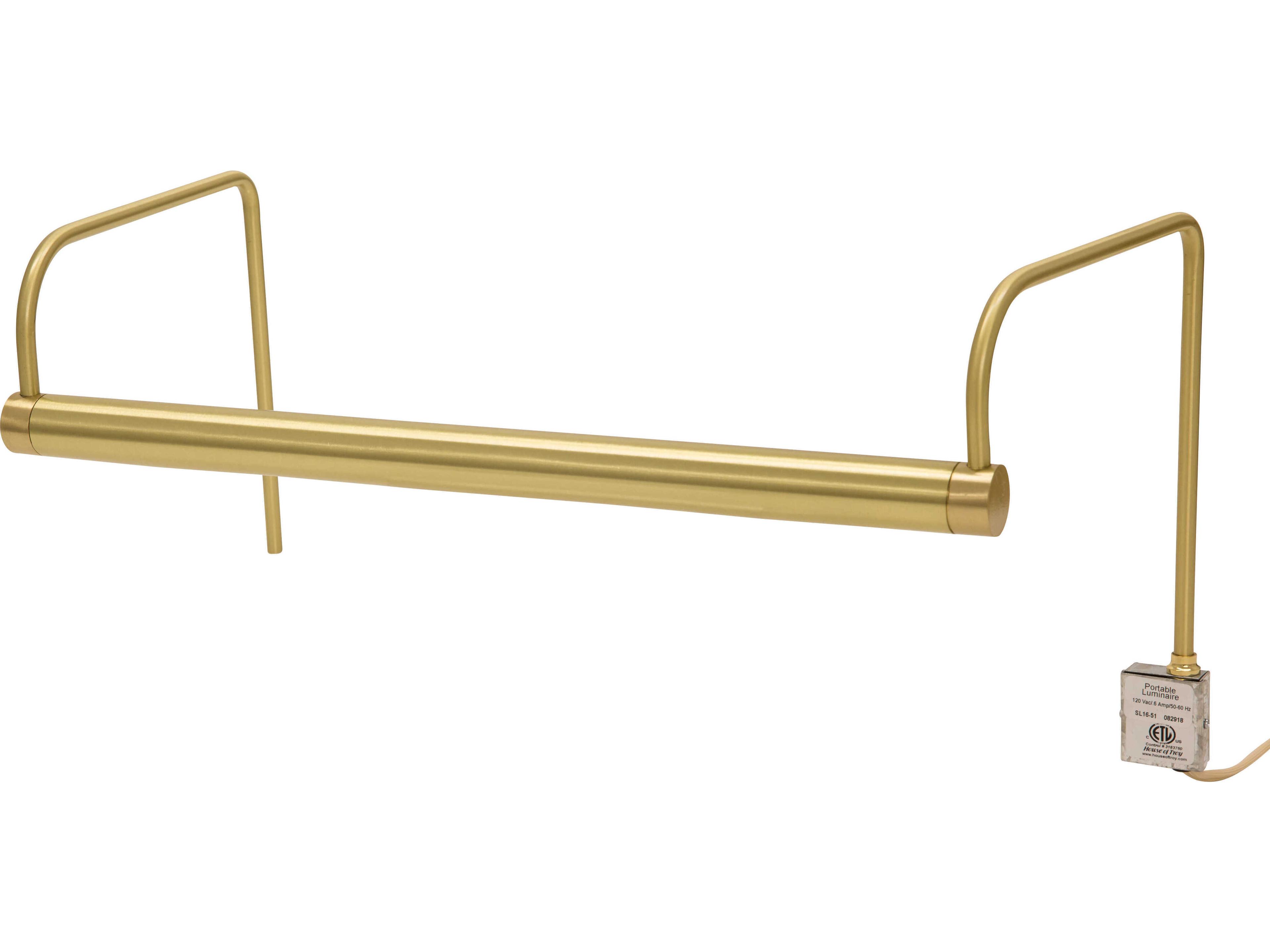 House of Troy Slim-line 3-Light Black Picture Light