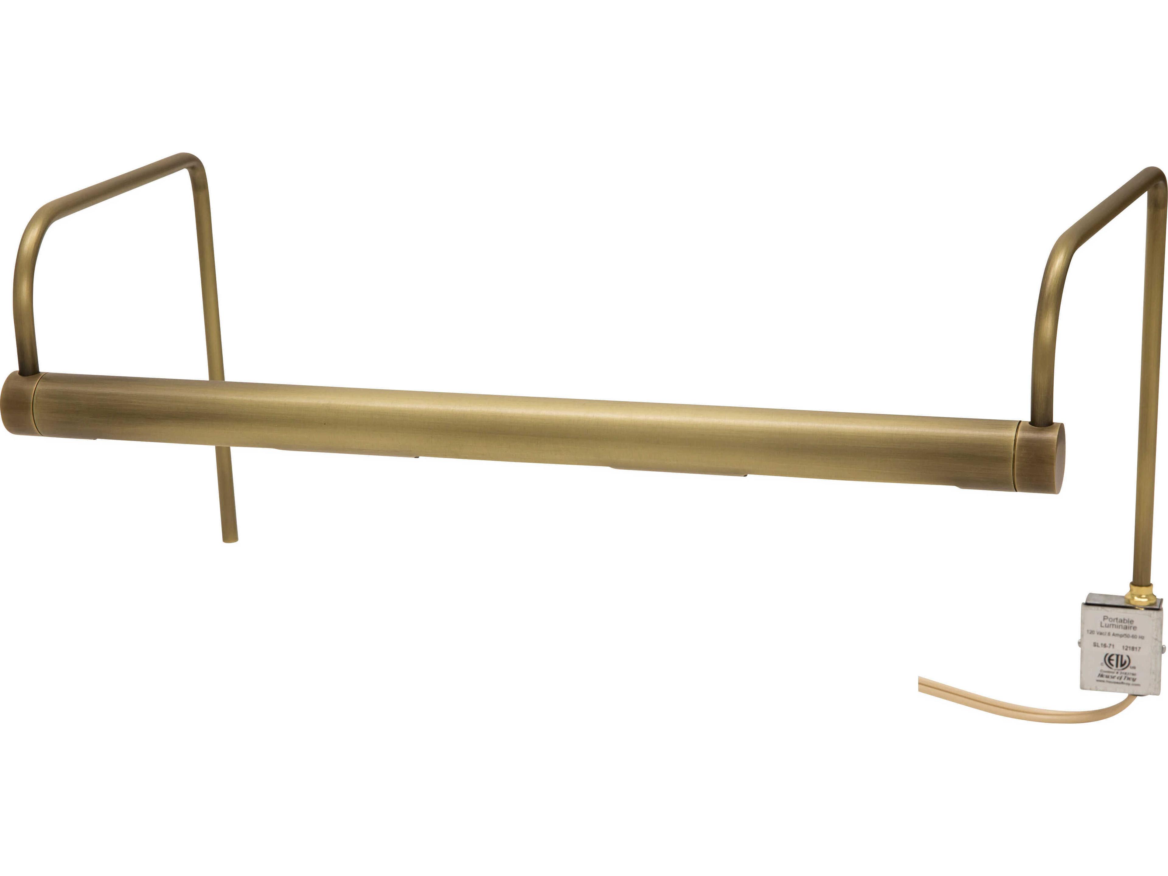 House of Troy Slim-line 3-Light Black Picture Light