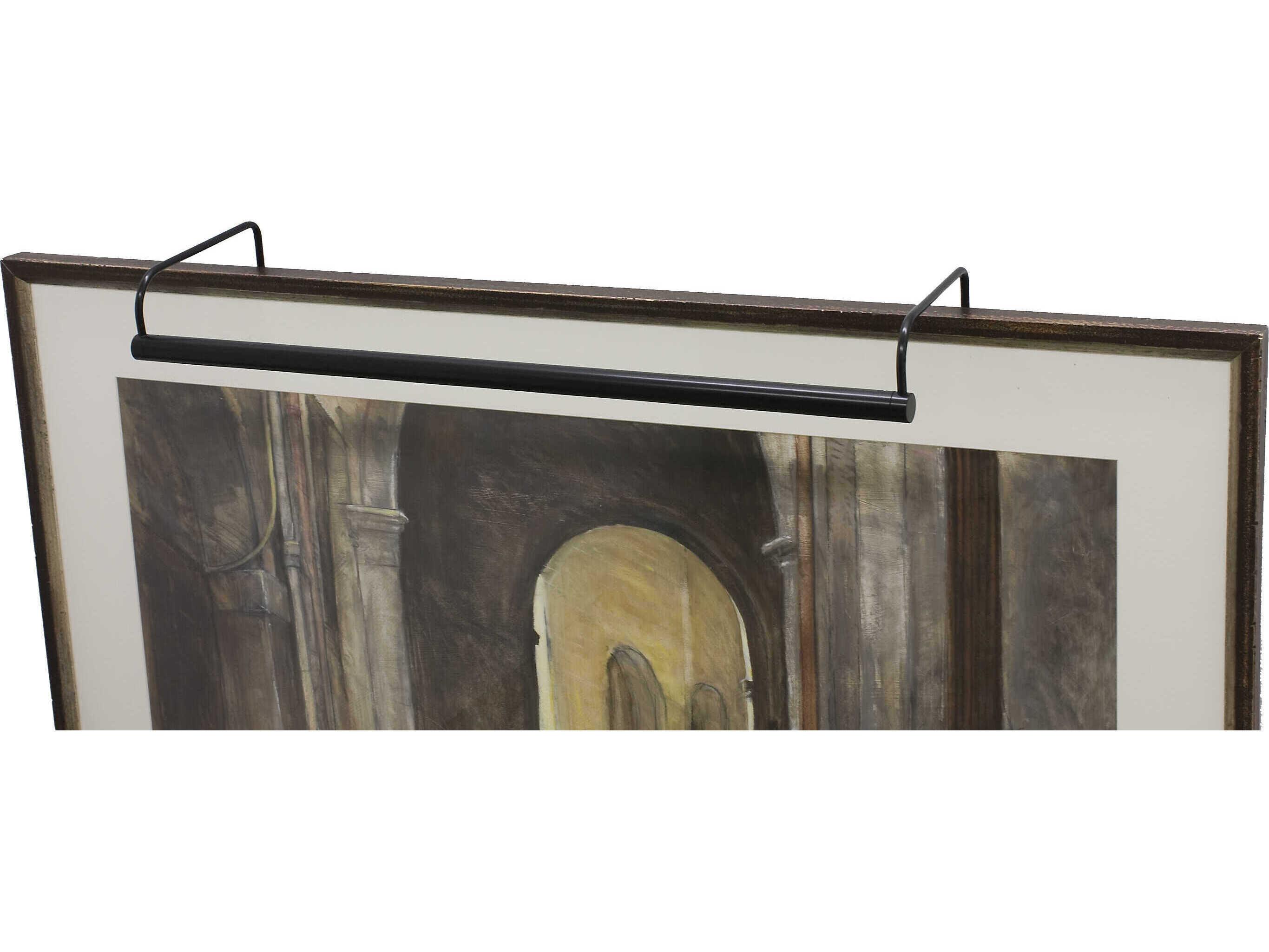 House of Troy Slim-line 4-Light Black Picture Light