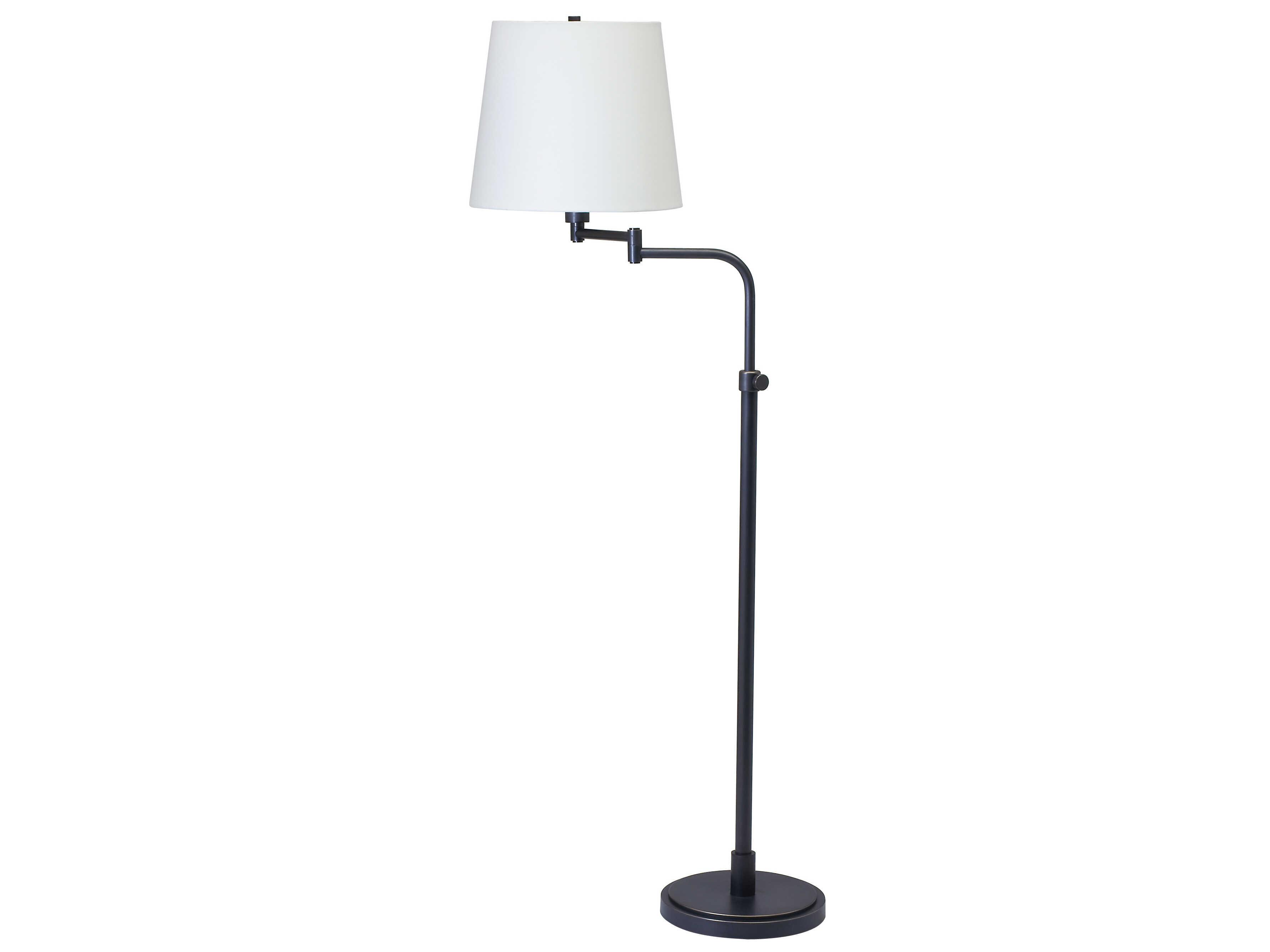 House of Troy Townhouse Black Floor Lamp