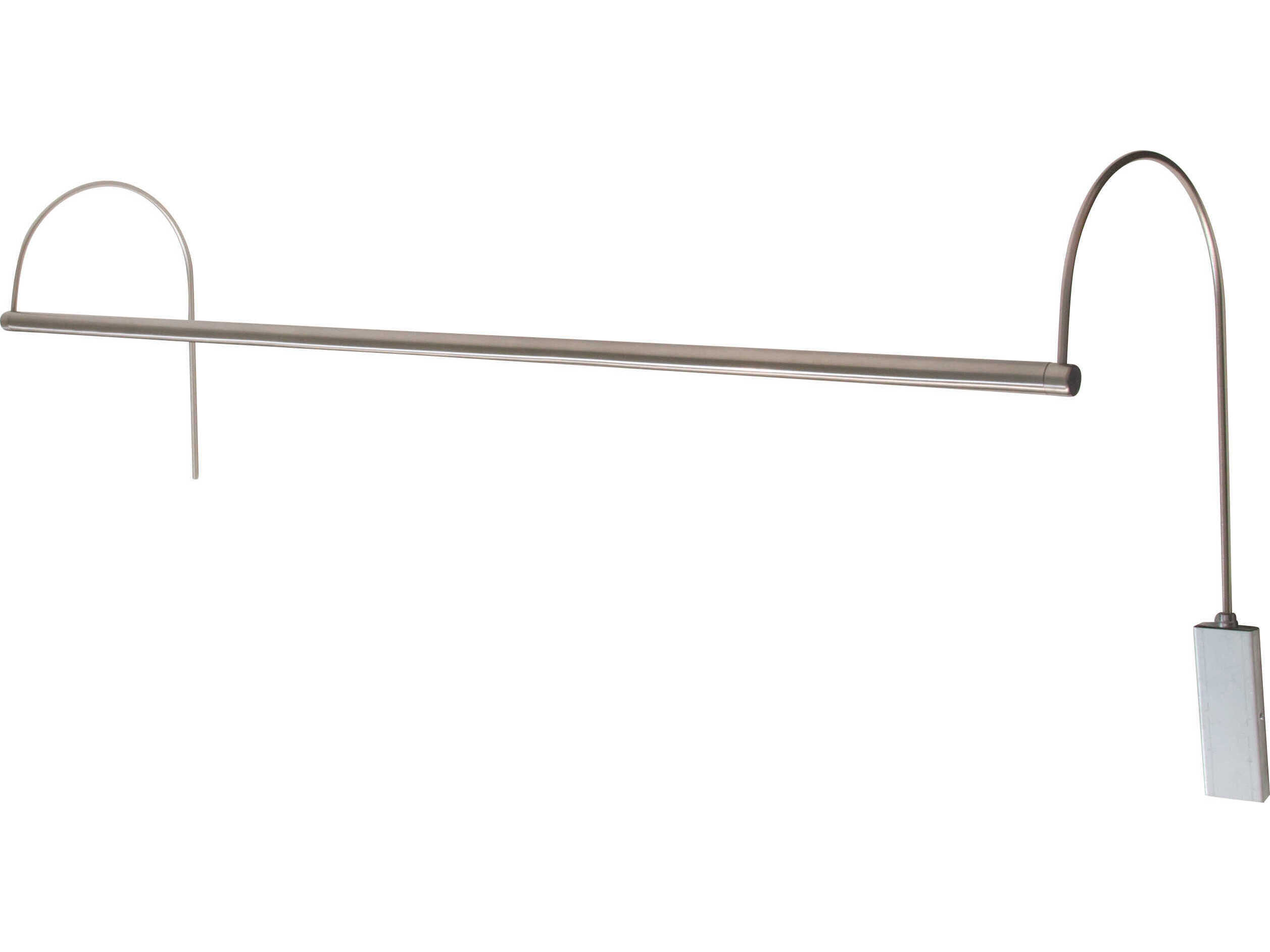 House of Troy Ultra Slim-line 1-Light Nickel Picture Light