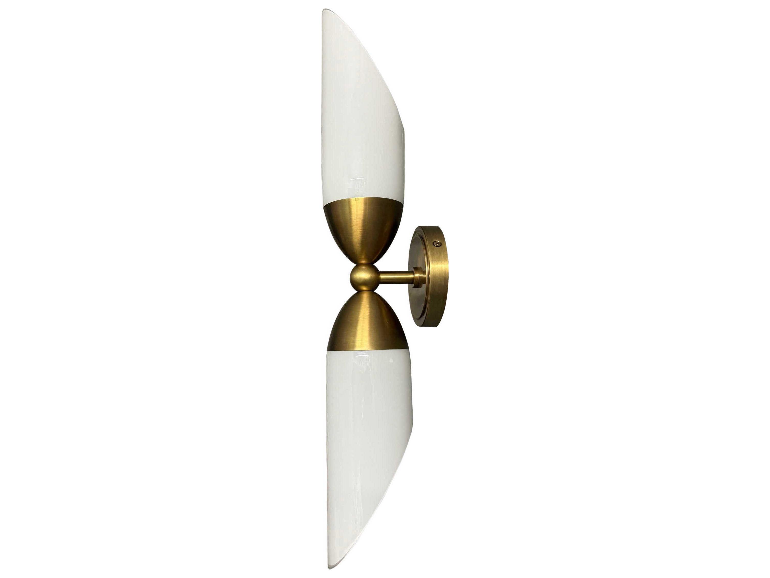 House of Troy Brushed Brass Wall Sconce