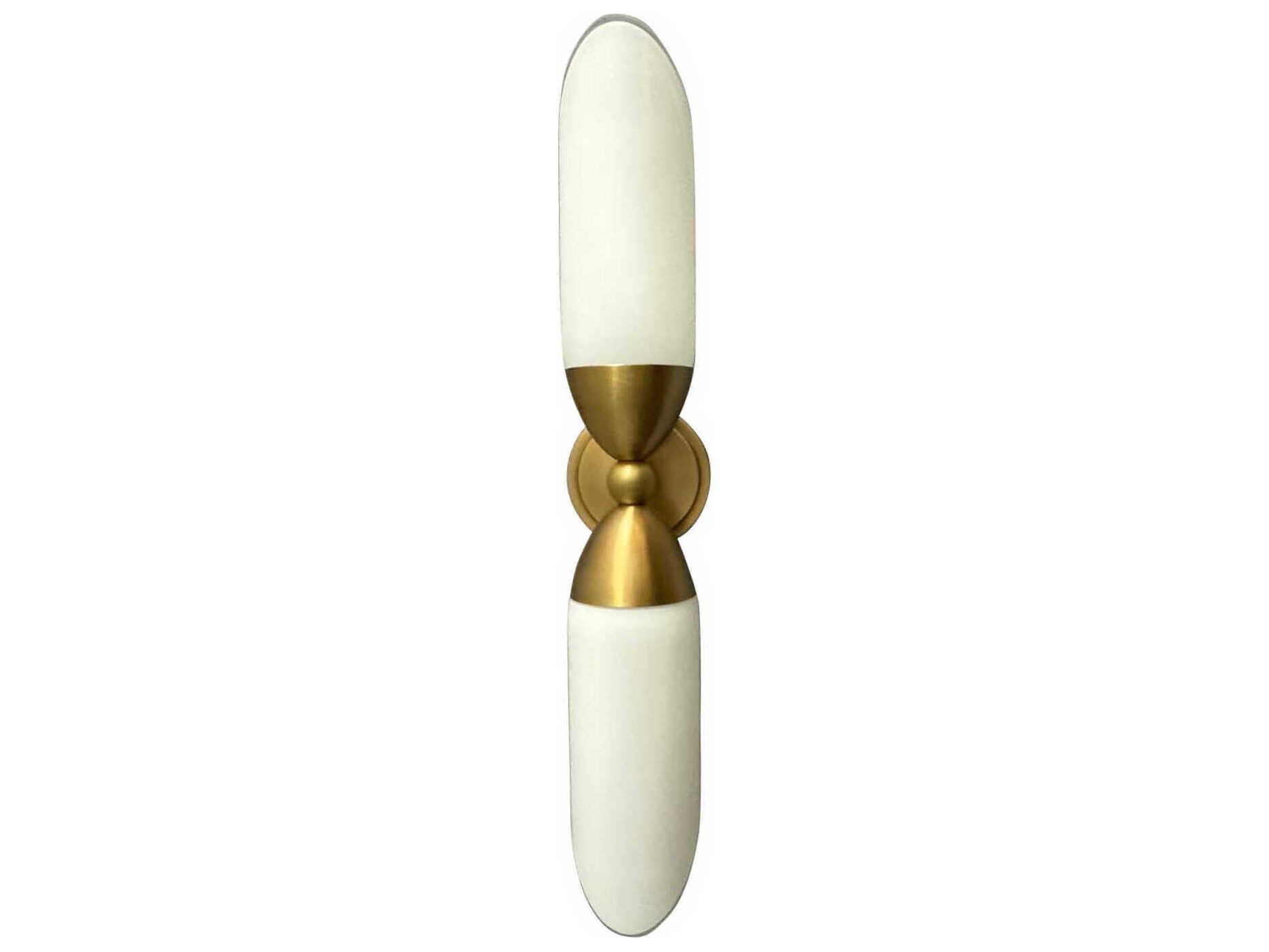 House of Troy Brushed Brass Wall Sconce