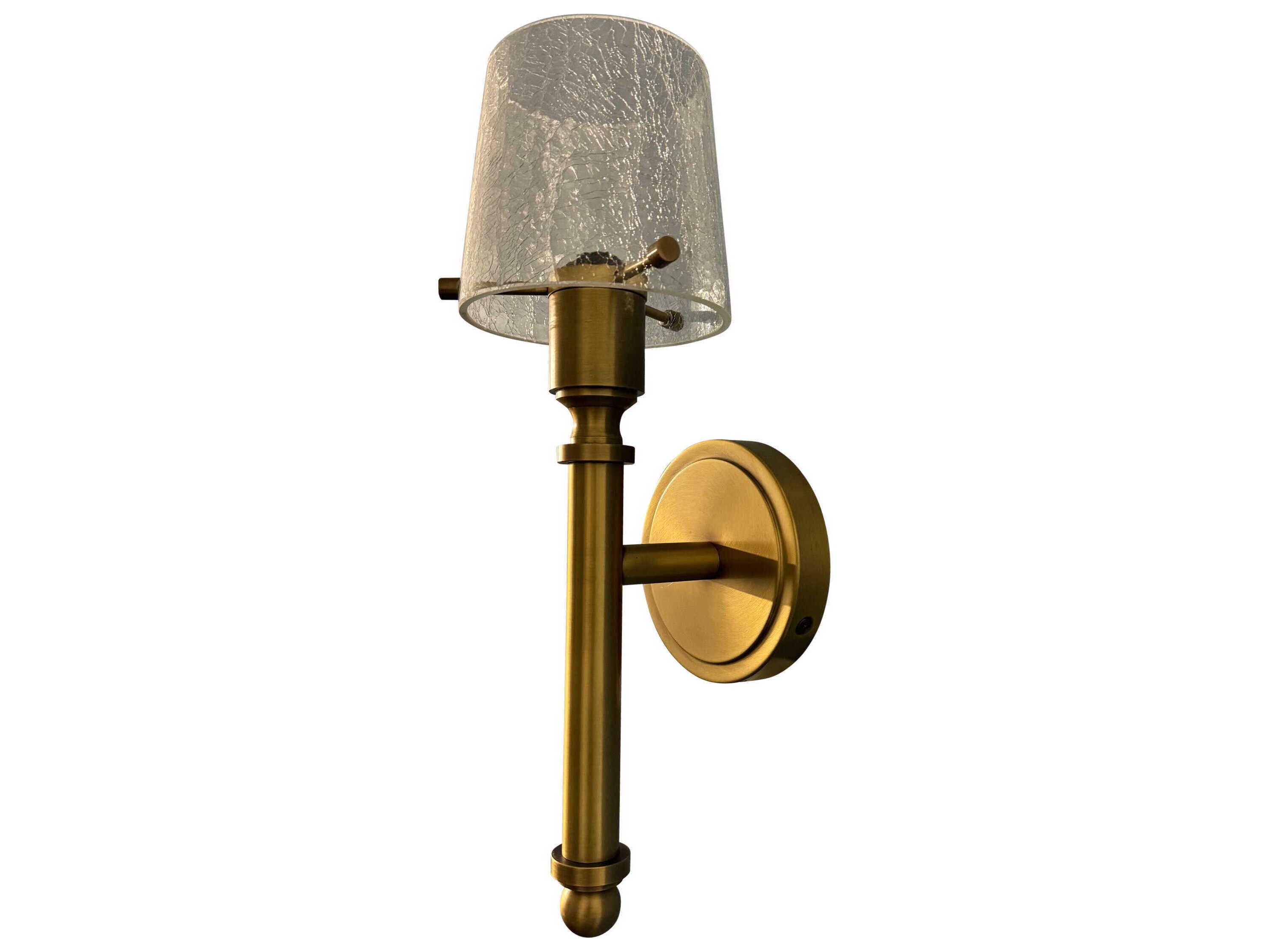 House of Troy Brushed Brass Wall Sconce