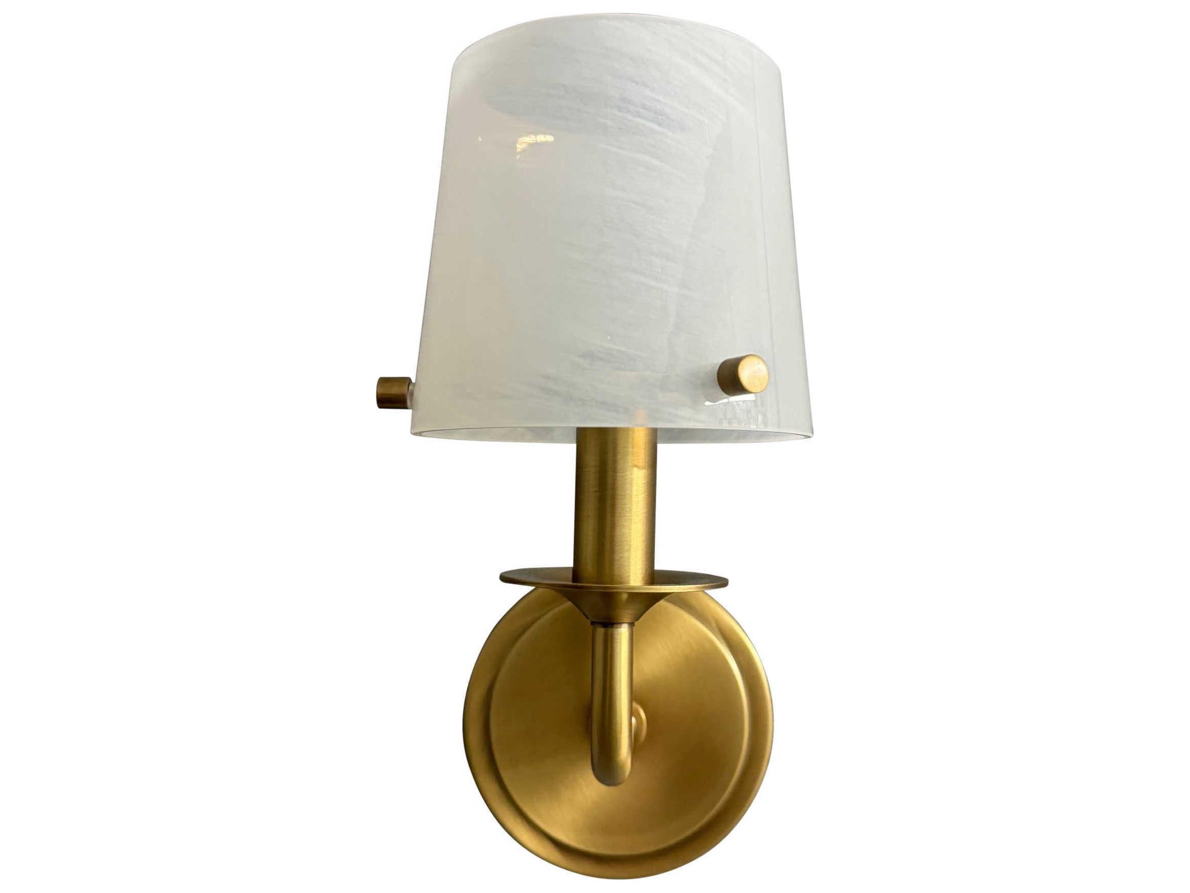 House of Troy Brushed Brass Wall Sconce