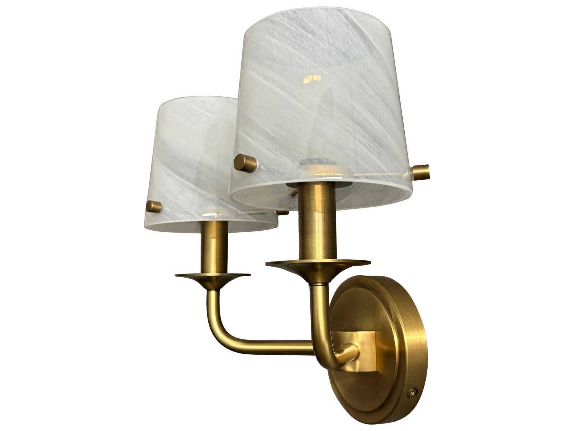 House of Troy Brushed Brass Wall Sconce