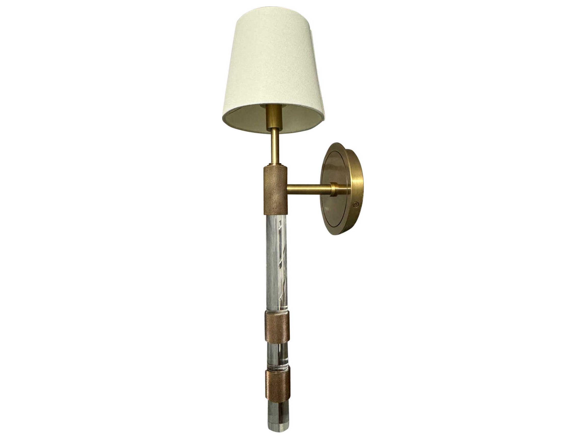 House of Troy Brushed Brass Wall Sconce