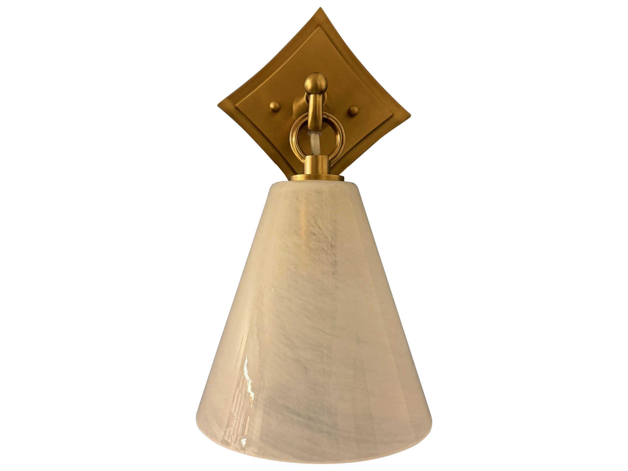 House of Troy Brushed Brass Wall Sconce