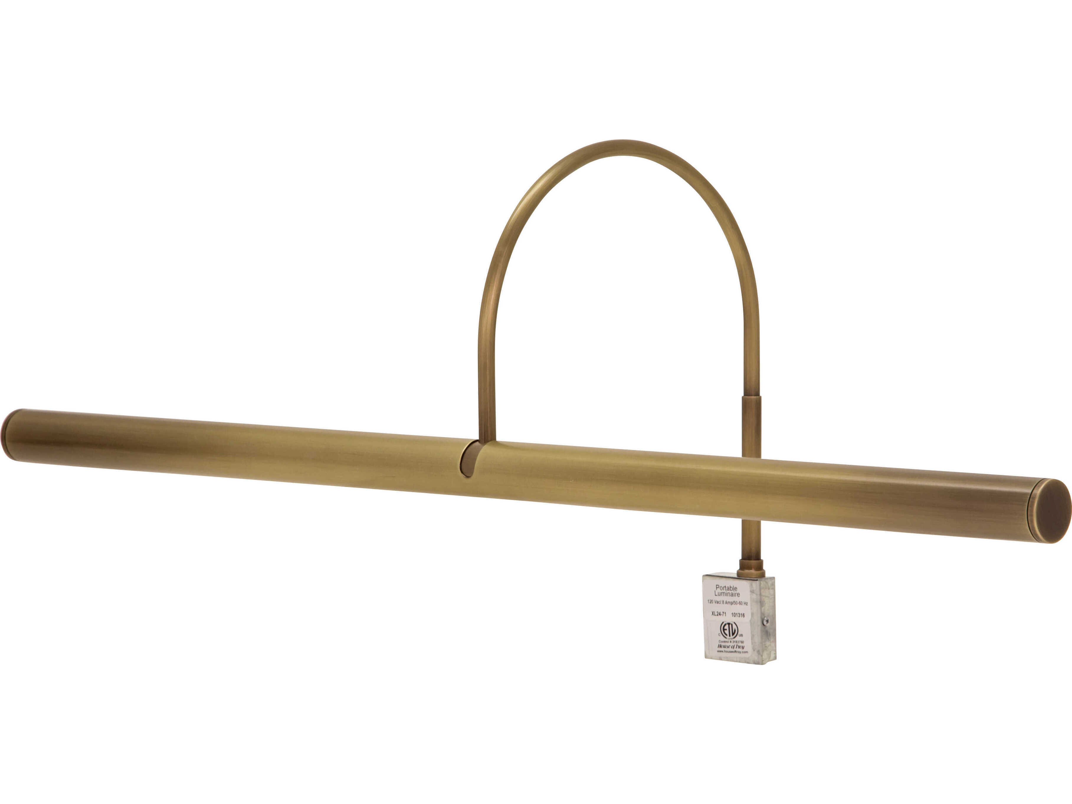 House of Troy Slim-line 4-Light Gold Picture Light