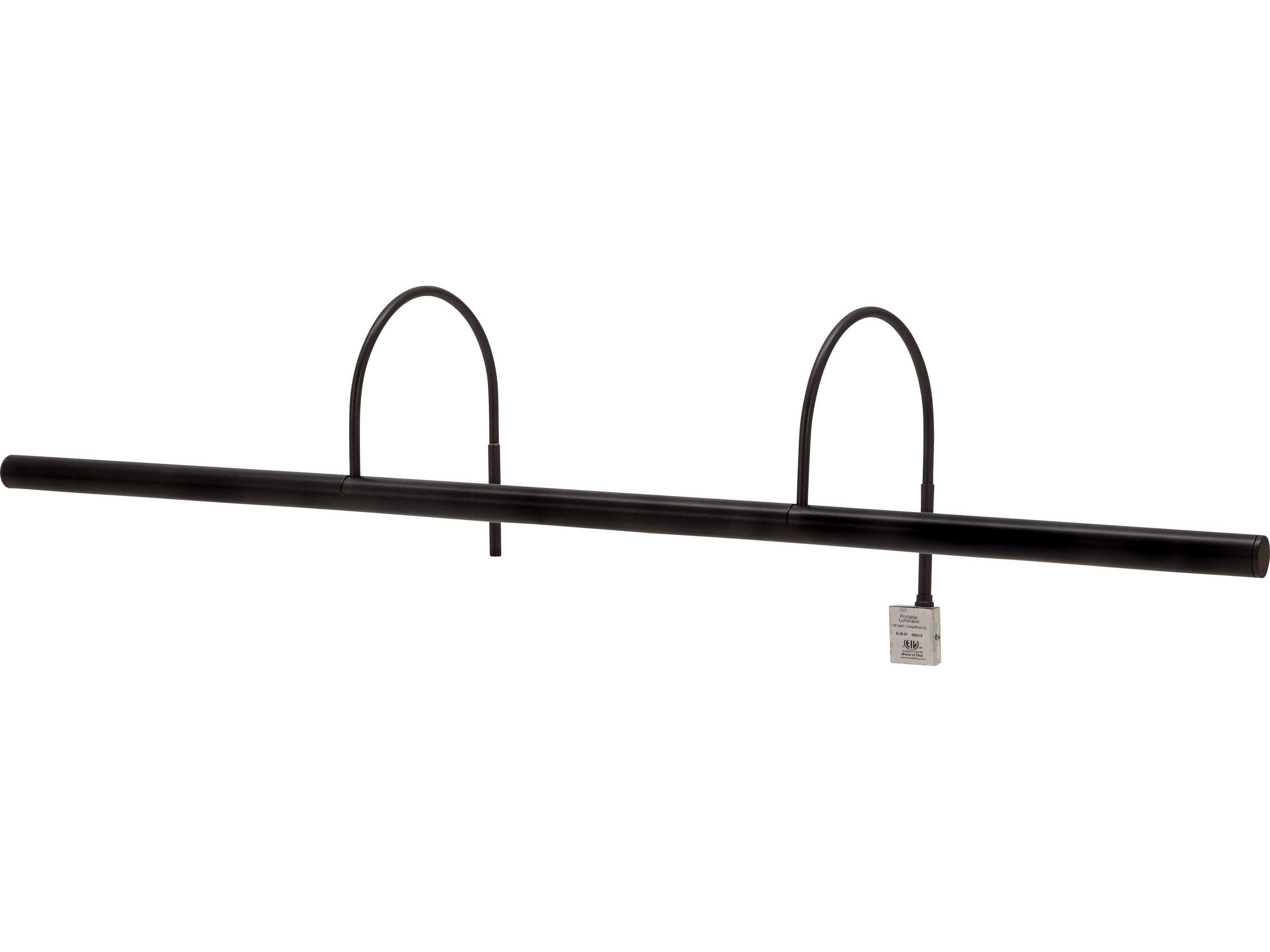 House of Troy Slim-line 6-Light Nickel Picture Light