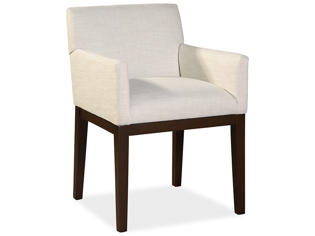 Huntington House 2430 Mimi Solid Wood Upholstered Arm Dining Chair