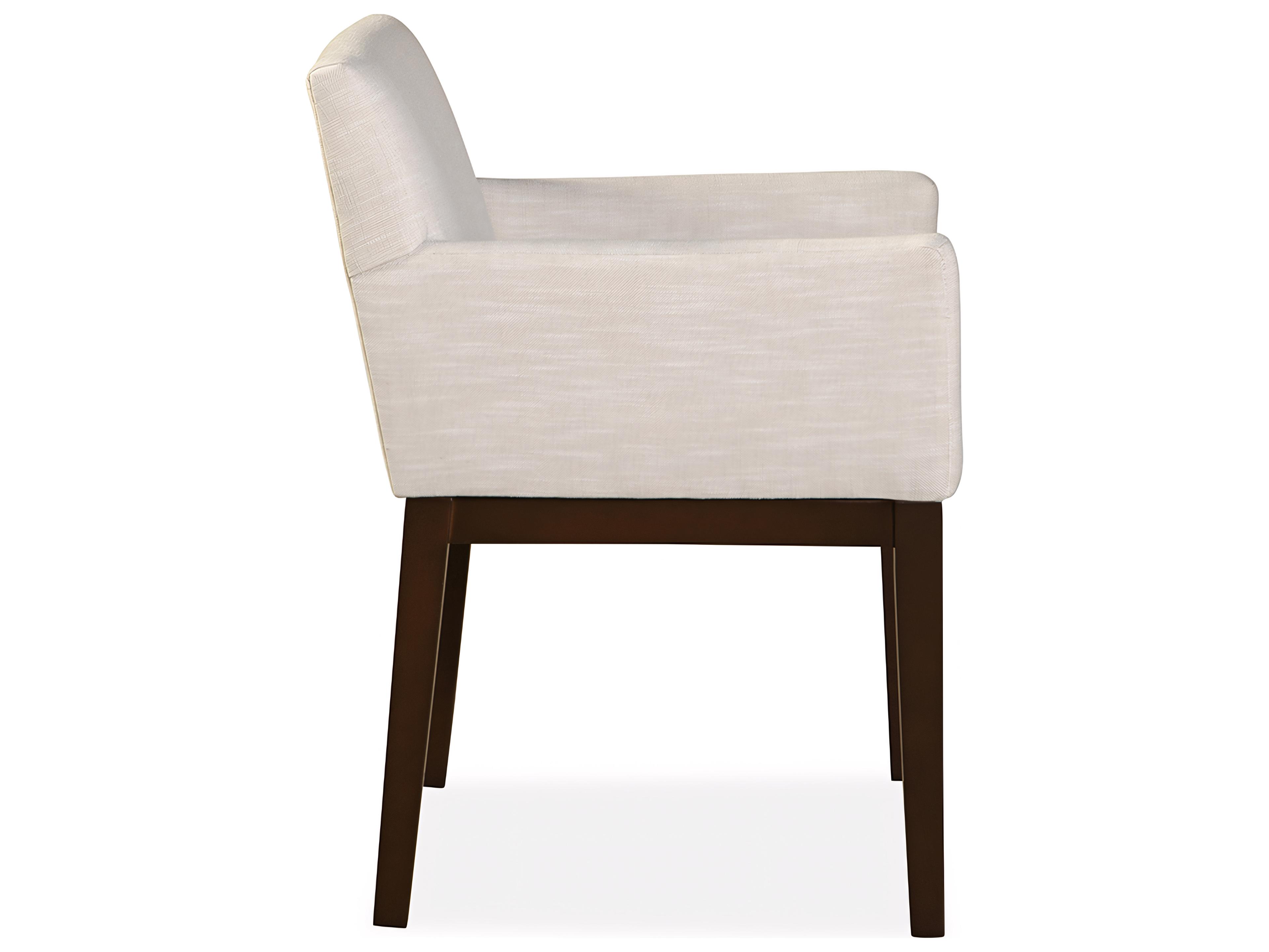 Huntington House 2430 Mimi Solid Wood Upholstered Arm Dining Chair