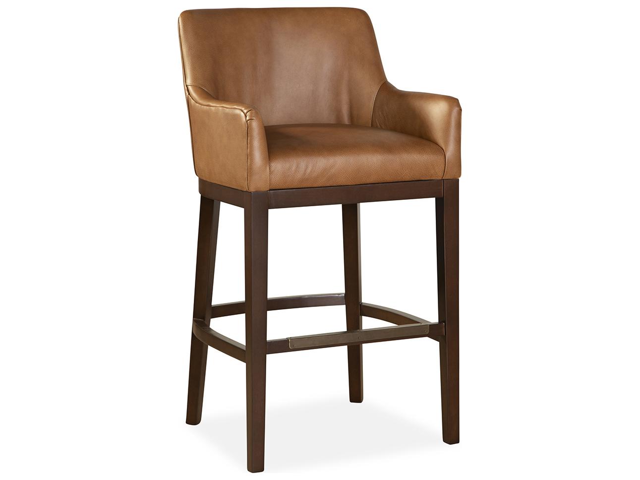 Huntington House 2435 Monty Upholstered Solid Wood Bar Stool