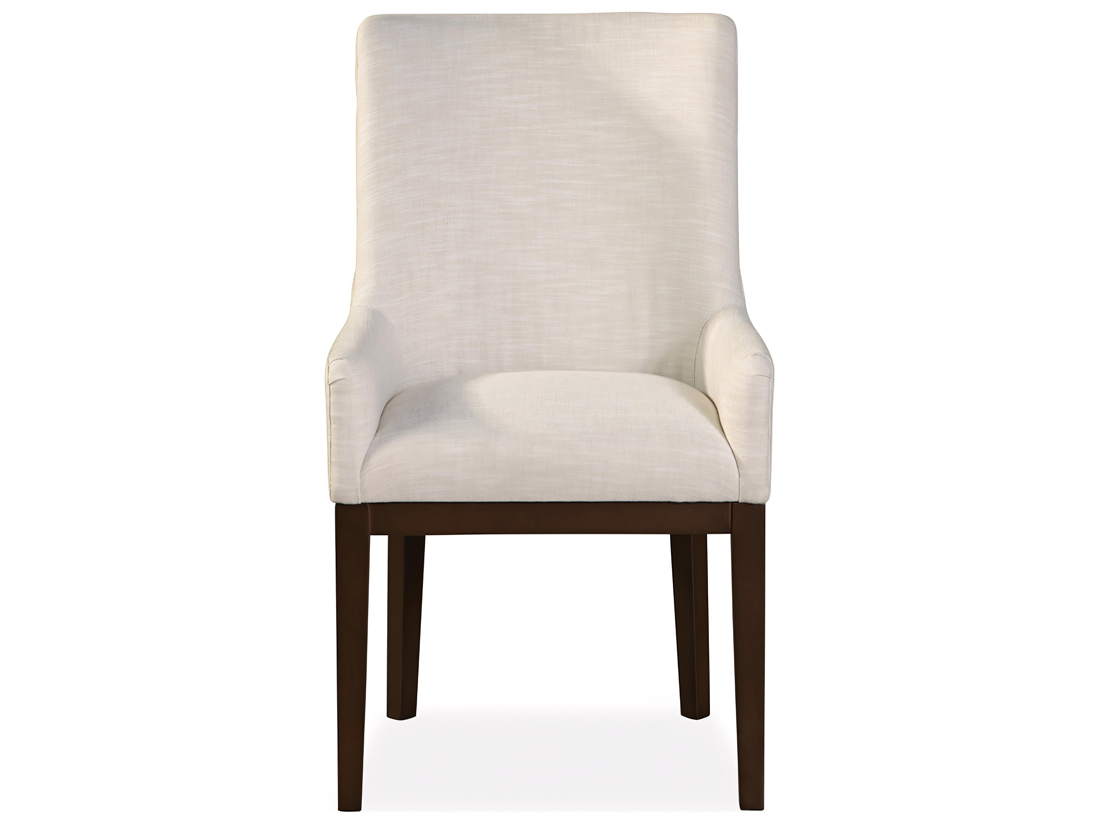 Huntington House 2435 Monty Solid Wood Upholstered Arm Dining Chair