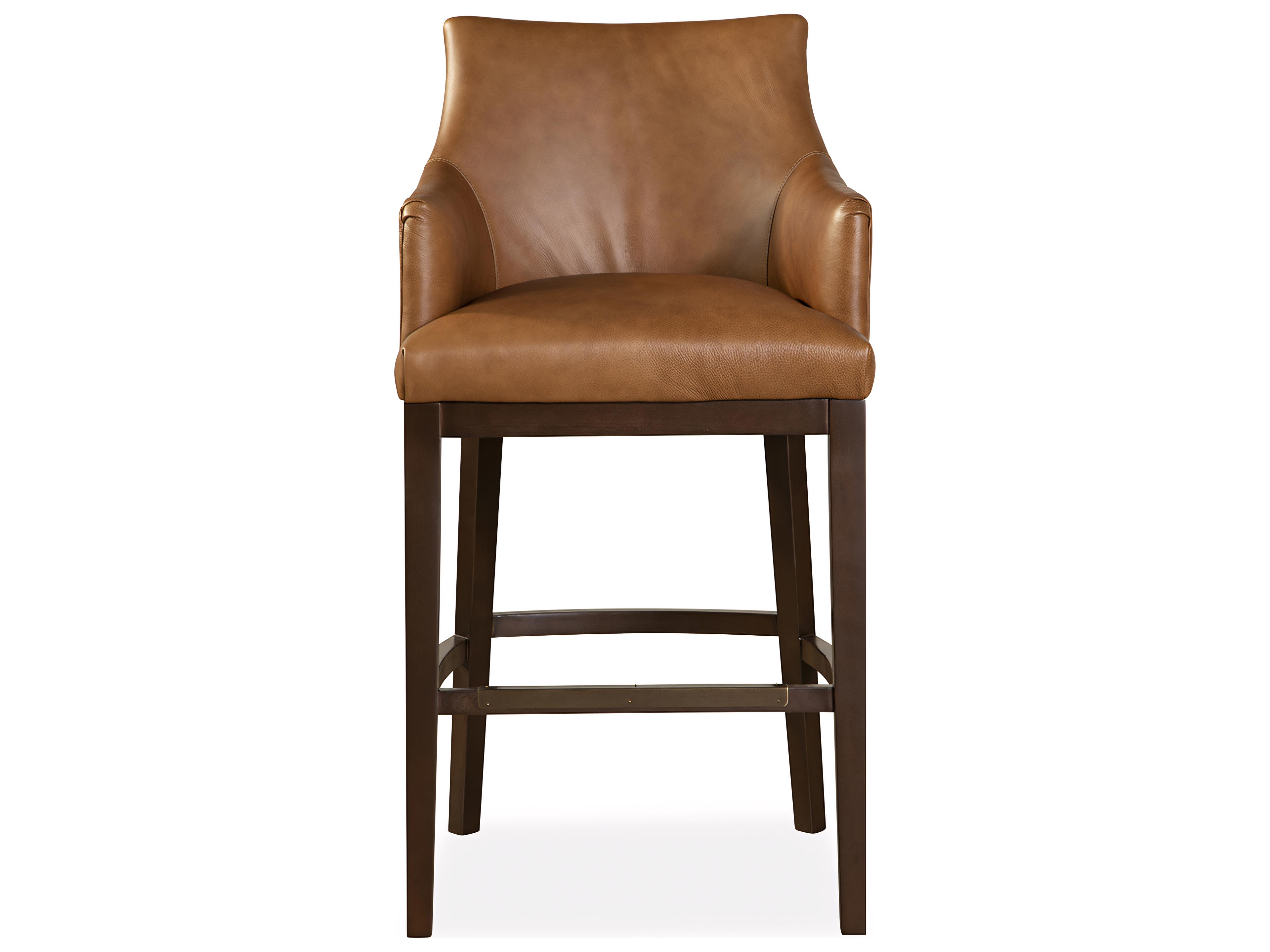 Huntington House 2437 Morris Upholstered Solid Wood Bar Stool