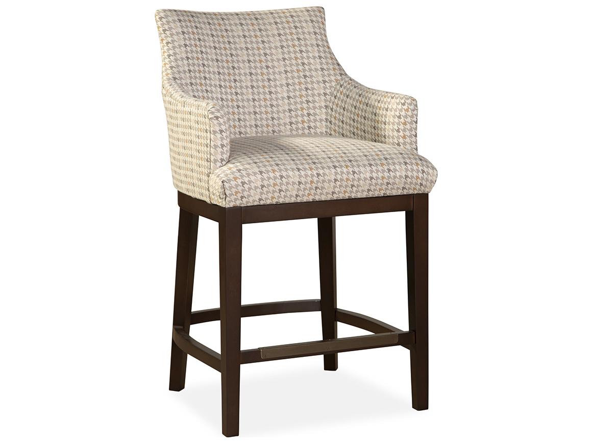 Huntington House 2437 Morris Upholstered Solid Wood Counter Stool