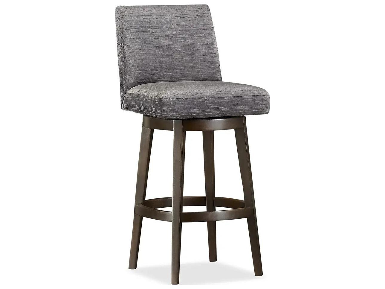 Huntington House 2442 Natasha Upholstered Swivel Solid Wood Bar Stool