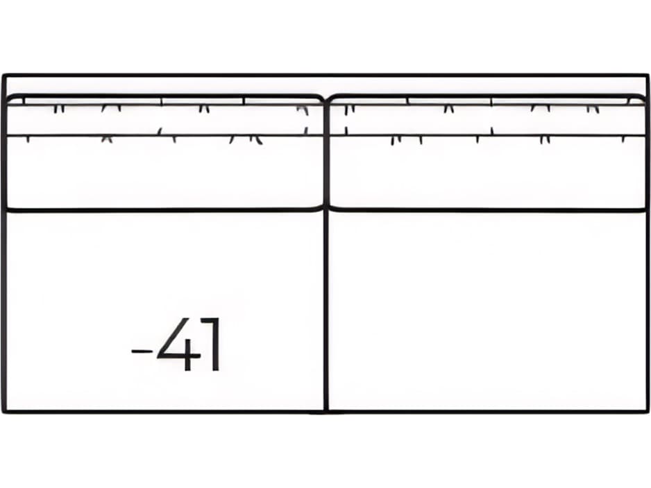 Huntington House 2500 Upholstered Armless Loveseat