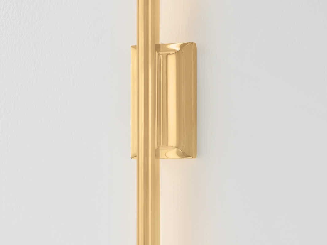 Hudson Valley Bernard 1-Light Aged Brass Wall Sconce