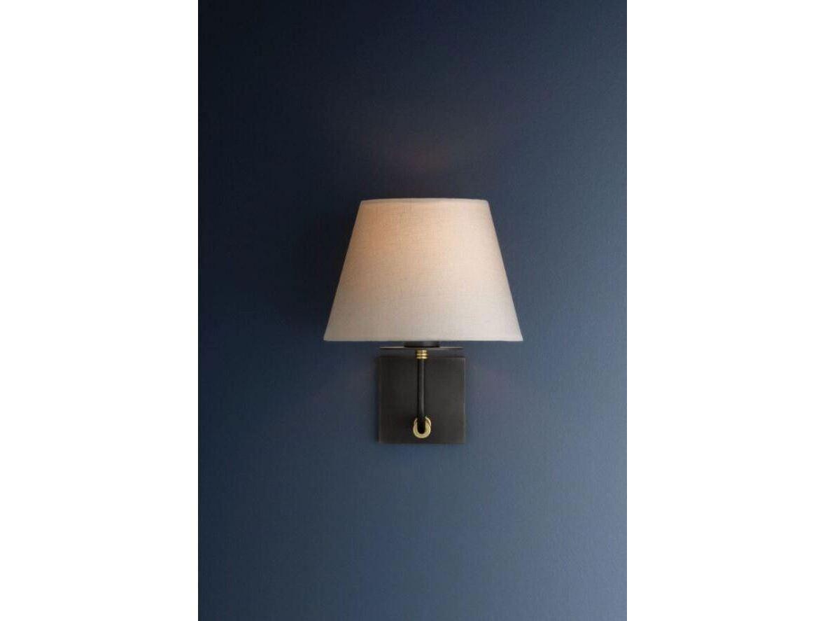 Hudson Valley Crown Heights 1-Light Aged Brass Distressed Bronze Wall Sconce