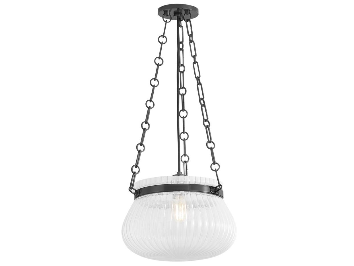 Hudson Valley Granby 1-Light Old Bronze Black Bowl Pendant