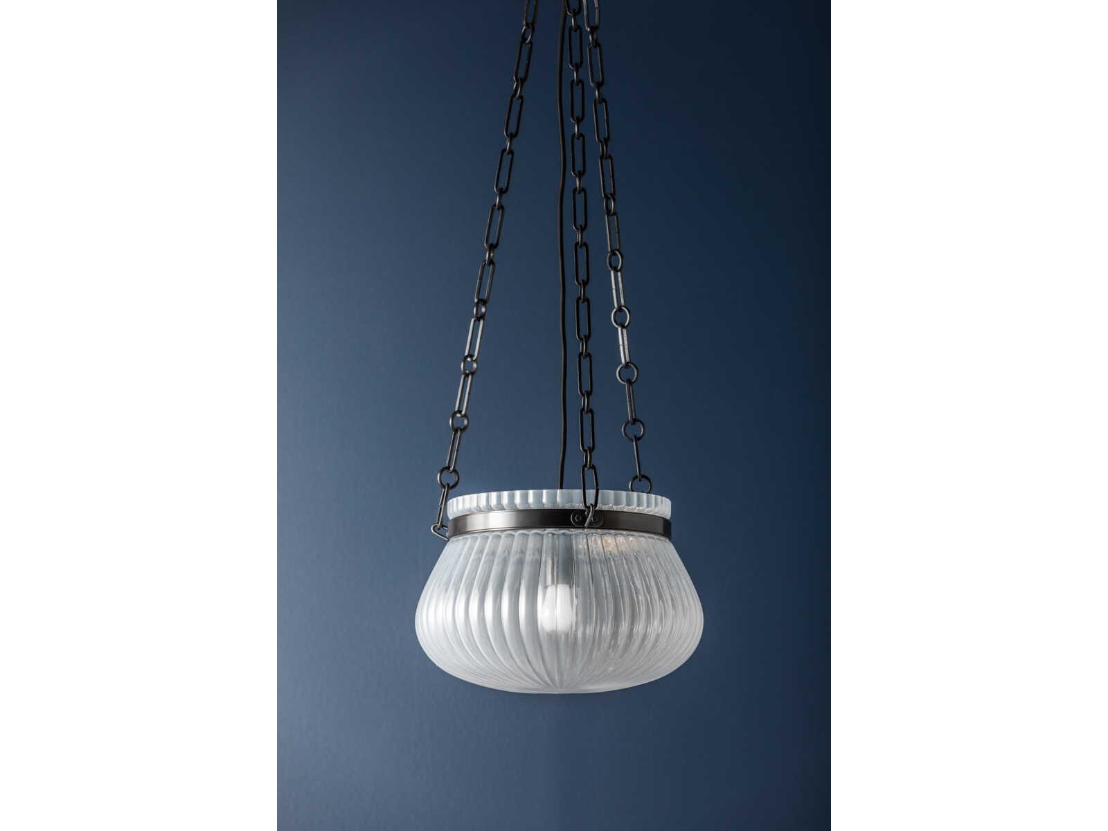 Hudson Valley Granby 1-Light Old Bronze Black Bowl Pendant