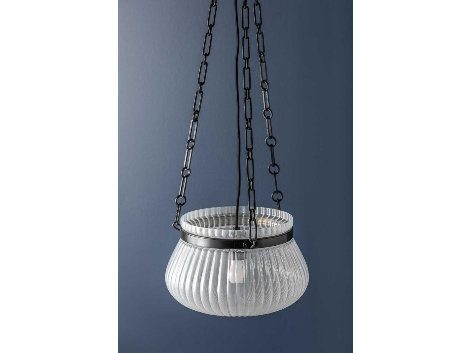 Hudson Valley Granby 1-Light Old Bronze Black Bowl Pendant