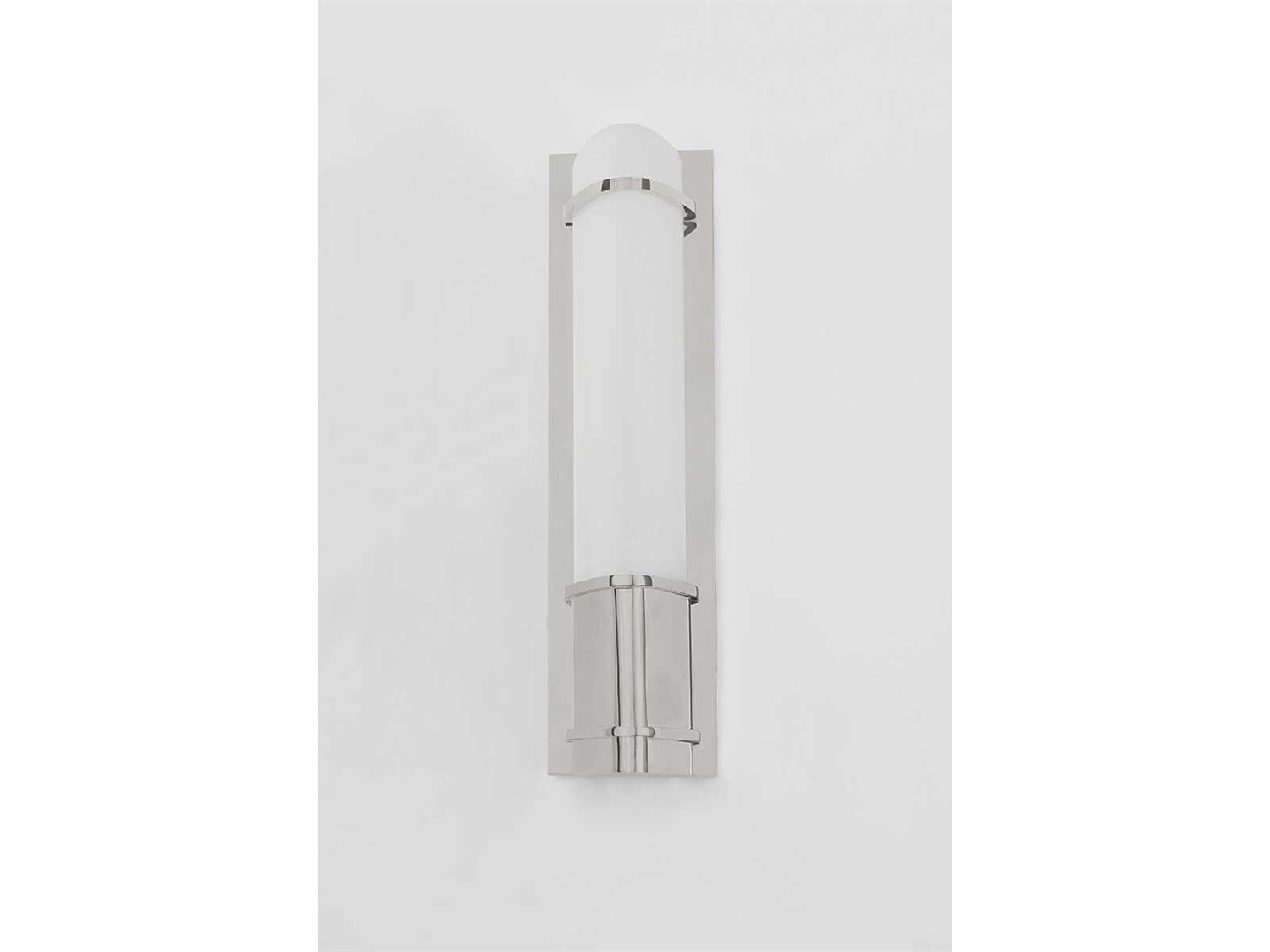Hudson Valley Tottenville 1-Light Polished Nickel Wall Sconce