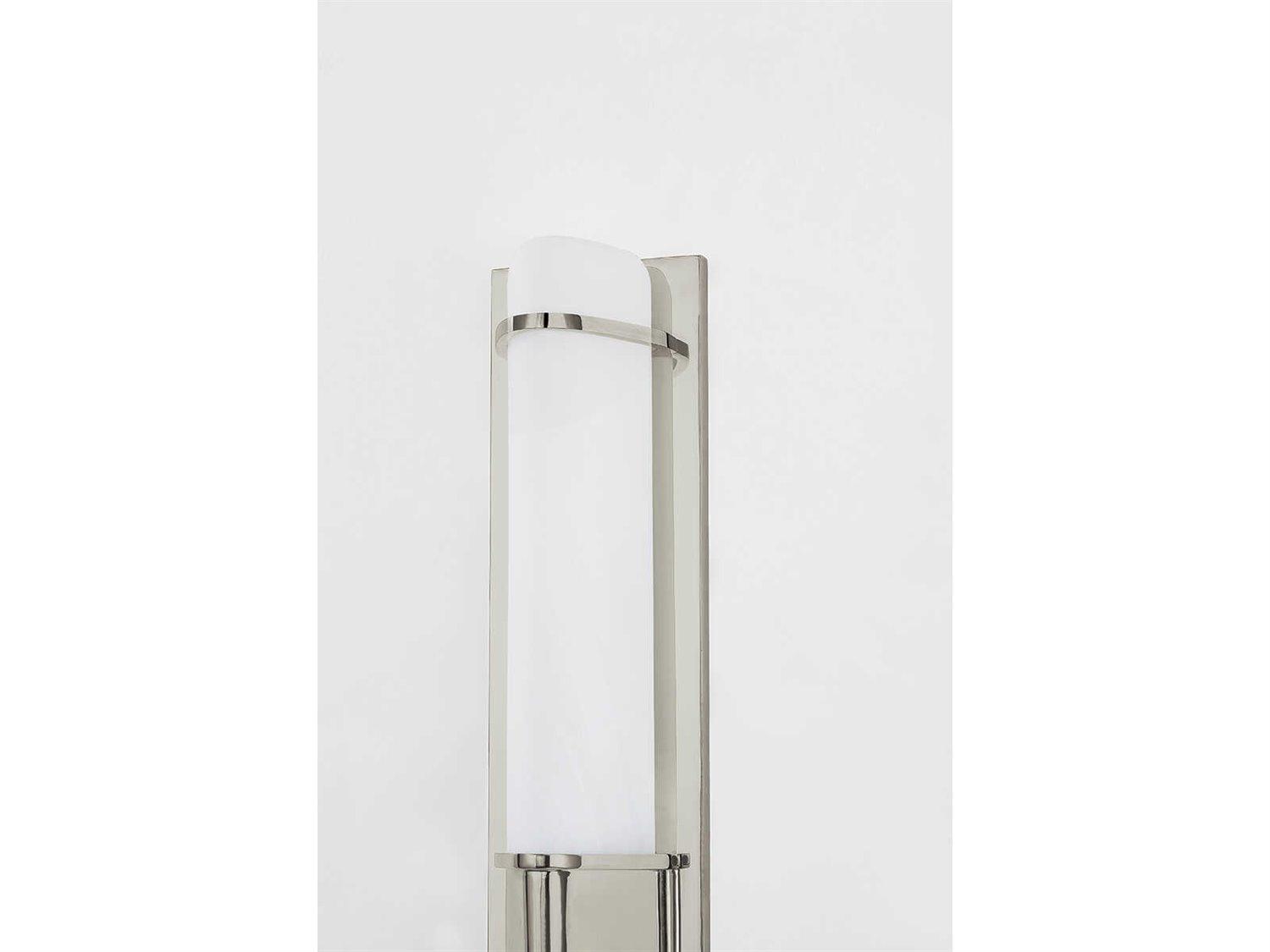 Hudson Valley Tottenville 1-Light Polished Nickel Wall Sconce