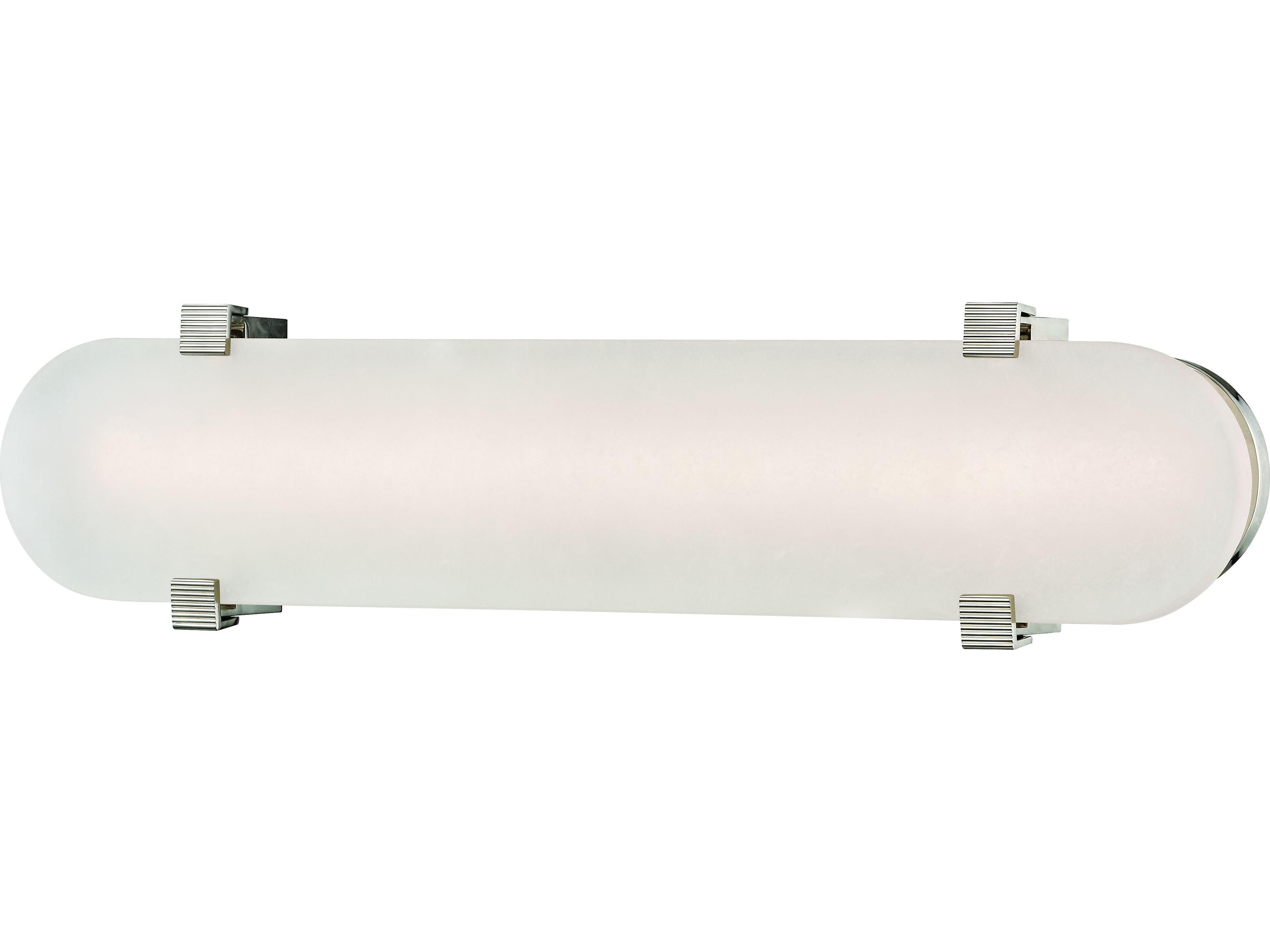 Hudson Valley Skylar 1-Light Polished Nickel White LED Wall Sconce