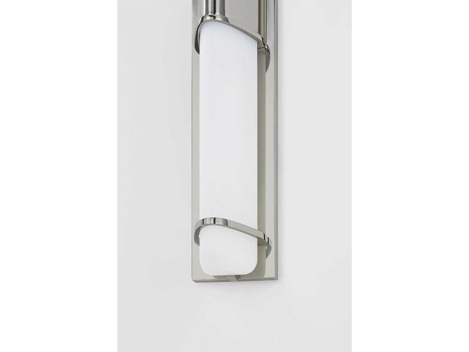 Hudson Valley Tottenville 2-Light Polished Nickel Wall Sconce
