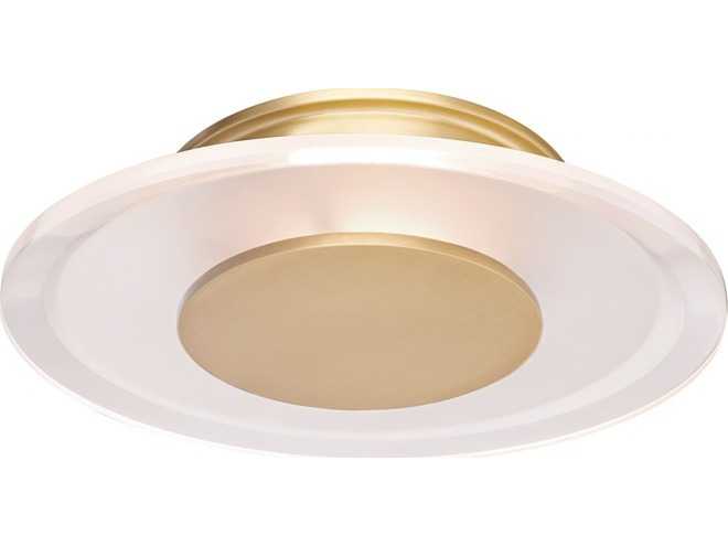 Hudson Valley Guthrie 1-Light Aged Brass White Glass LED Wall Sconce