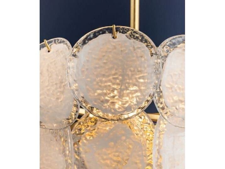 Hudson Valley Cedar Hill 5-Light Vintage Gold Leaf Empire Pendant