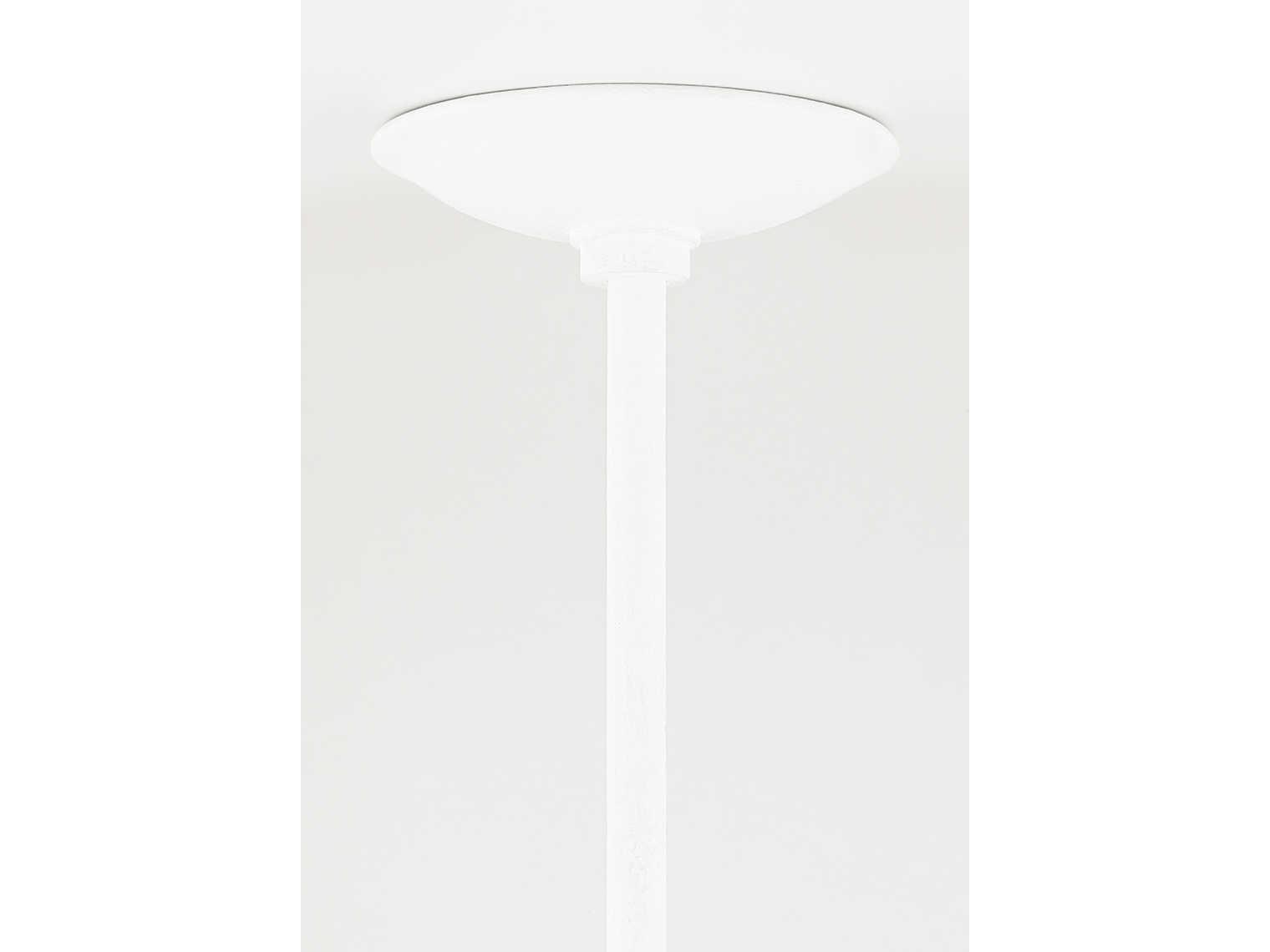 Hudson Valley Fabius 6-Light White Plaster Glass LED Bowl Pendant