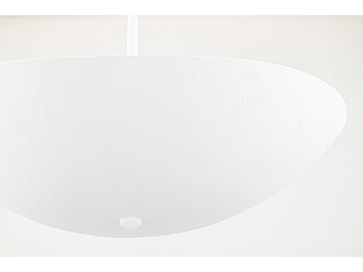 Hudson Valley Fabius 8-Light White Plaster Glass LED Bowl Pendant
