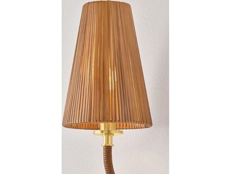 Hudson Valley Atwood 1-Light Aged Brass Wall Sconce