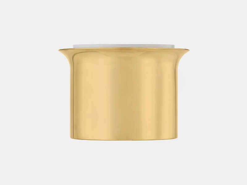 Hudson Valley Noxon 1-Light Aged Brass Cylinder Flush Mount