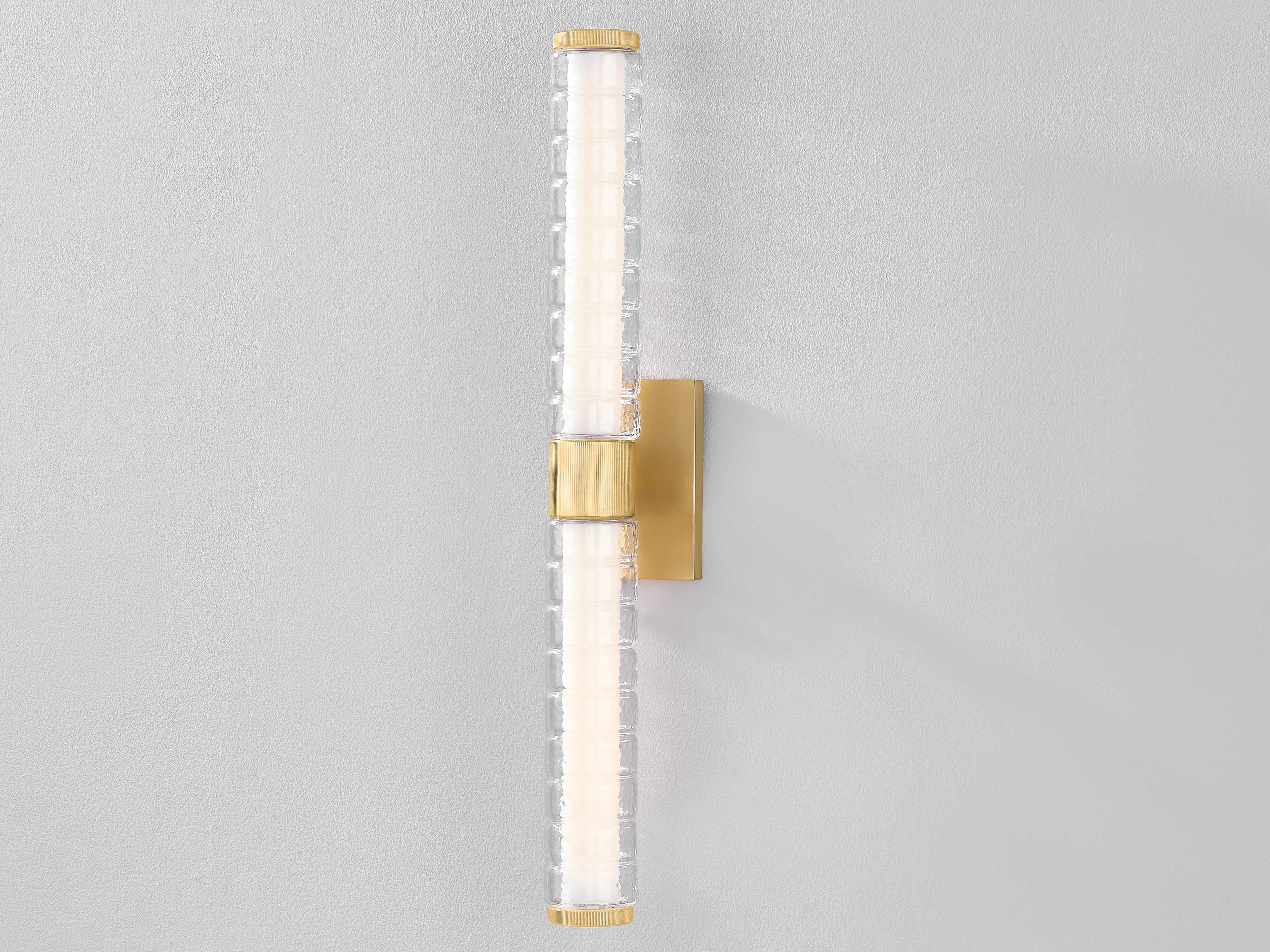 Hudson Valley Castor 2-Light Aged Brass Wall Sconce