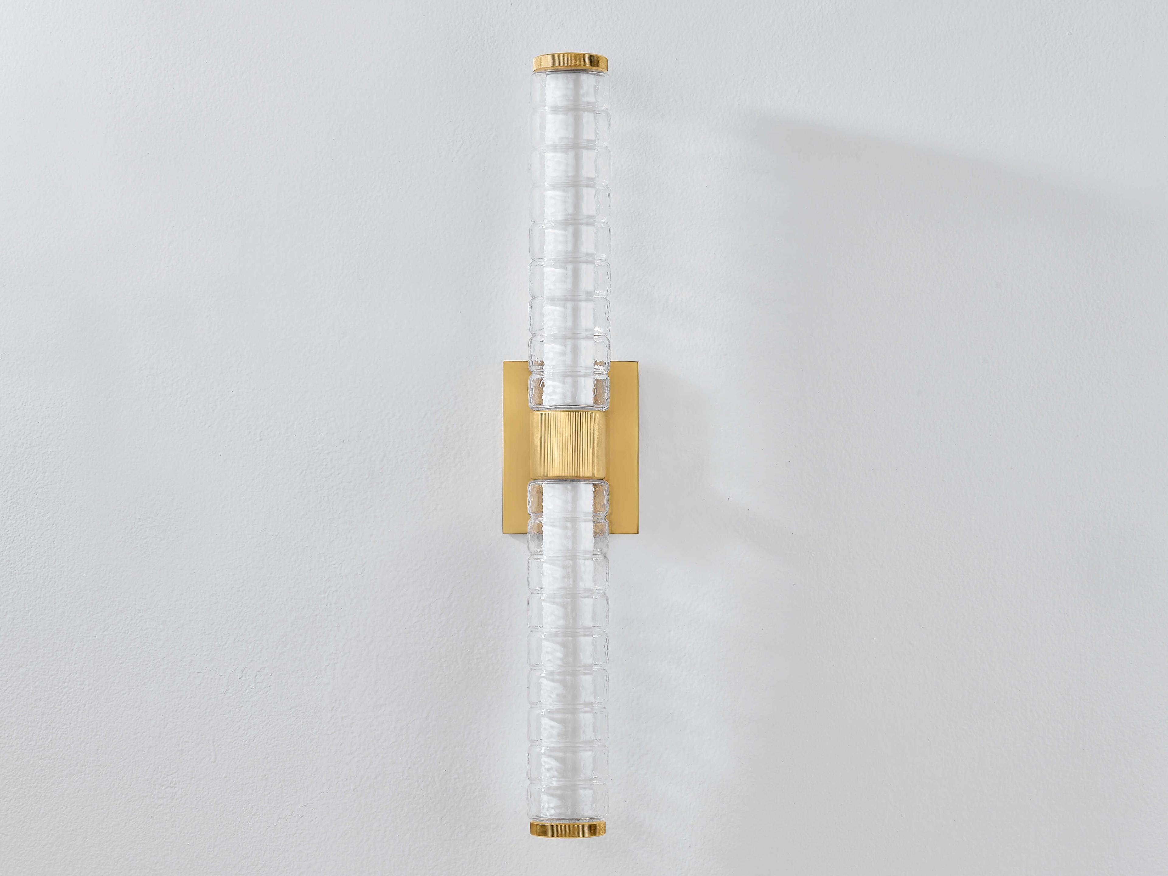 Hudson Valley Castor 2-Light Aged Brass Wall Sconce