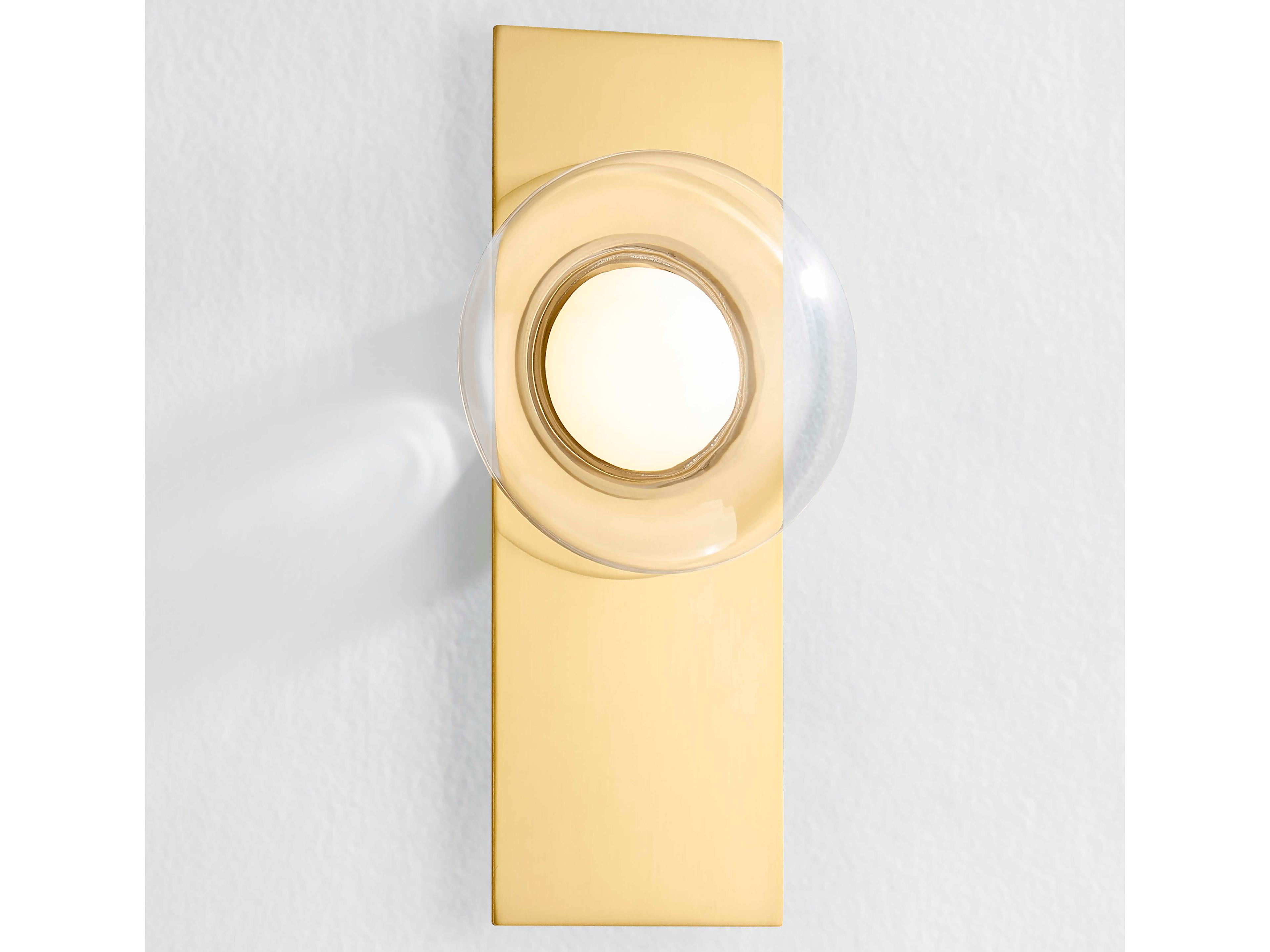 Hudson Valley Pound Ridge 1-Light Aged Brass Wall Sconce