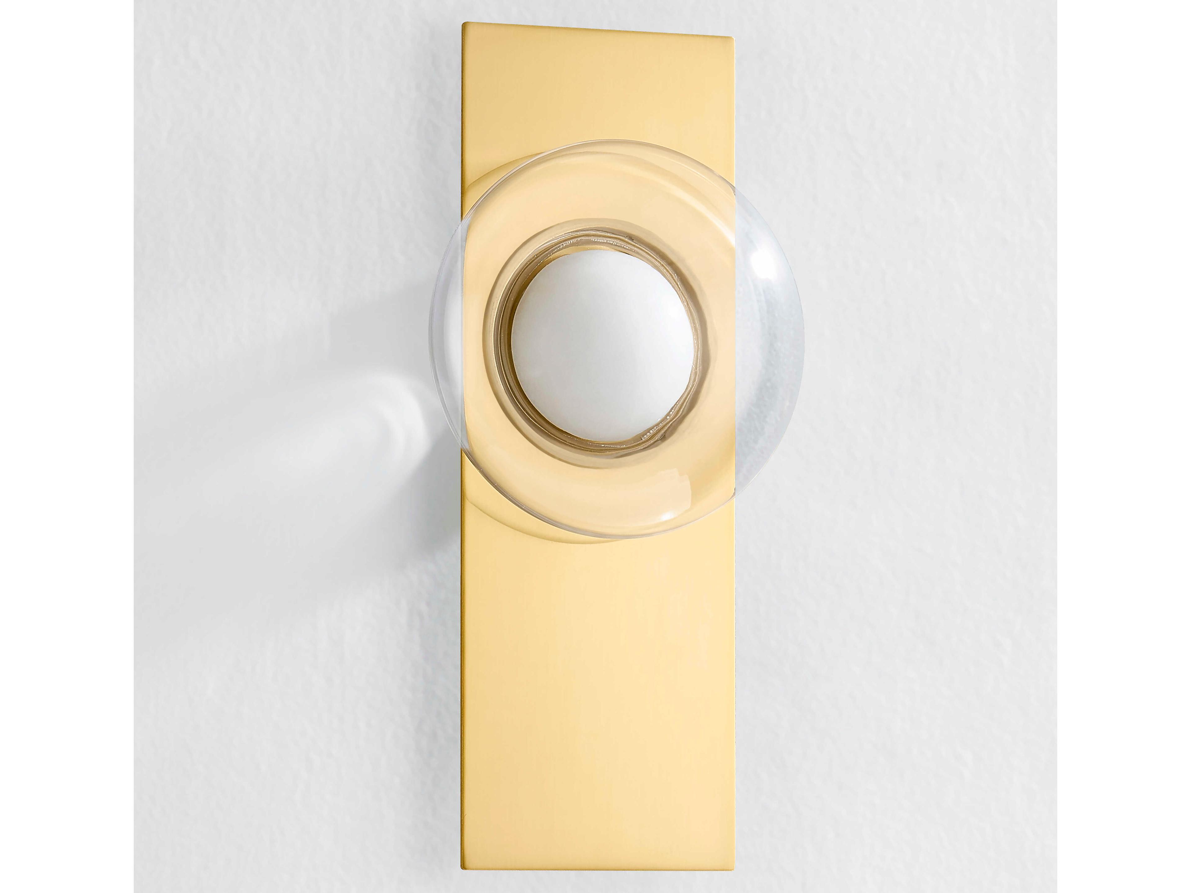 Hudson Valley Pound Ridge 1-Light Aged Brass Wall Sconce