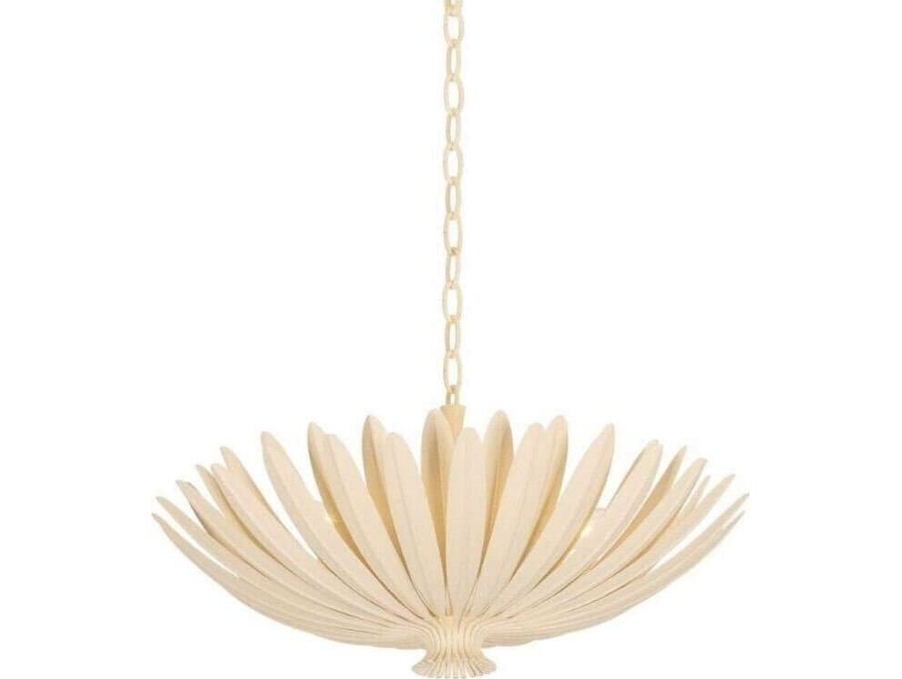 Hudson Valley Whitfield 4-Light Cream Plaster Off White Traditional Bowl Pendant