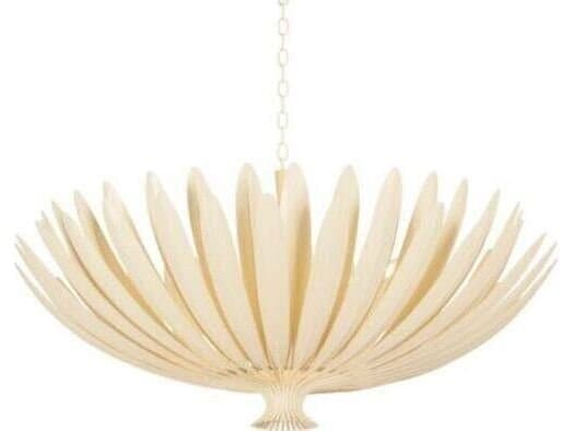 Hudson Valley Whitfield 12-Light Cream Plaster Off White Traditional Bowl Pendant