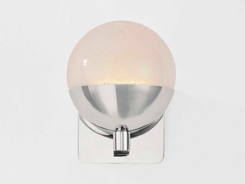 Hudson Valley Rochford 1-Light Polished Nickel Wall Sconce