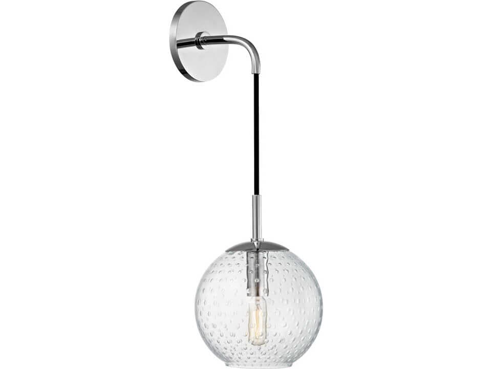 Hudson Valley Rousseau 1-Light Polished Chrome Wall Sconce