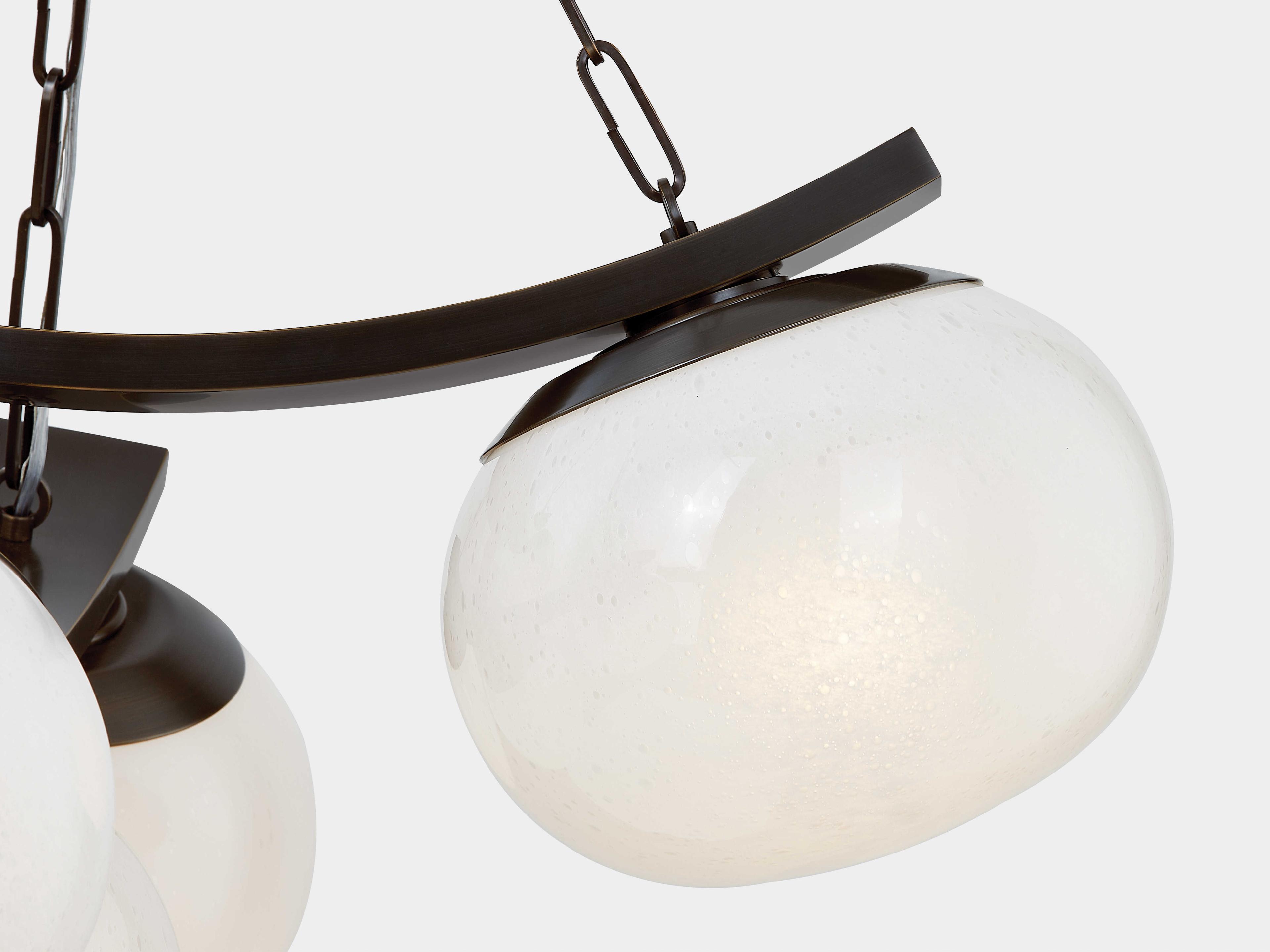 Hudson Valley Duxbury 5-Light Distressed Bronze Black Globe Chandelier