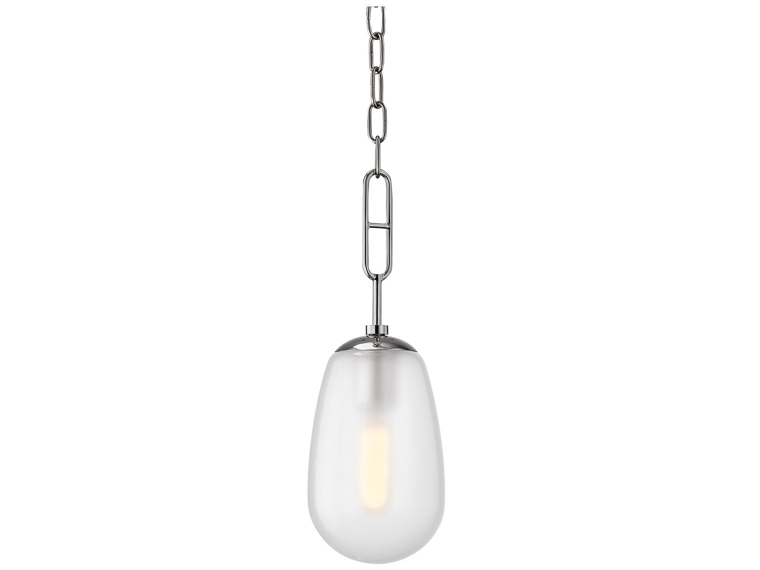 Hudson Valley Bruckner 1-Light Polished Nickel Mini Pendant