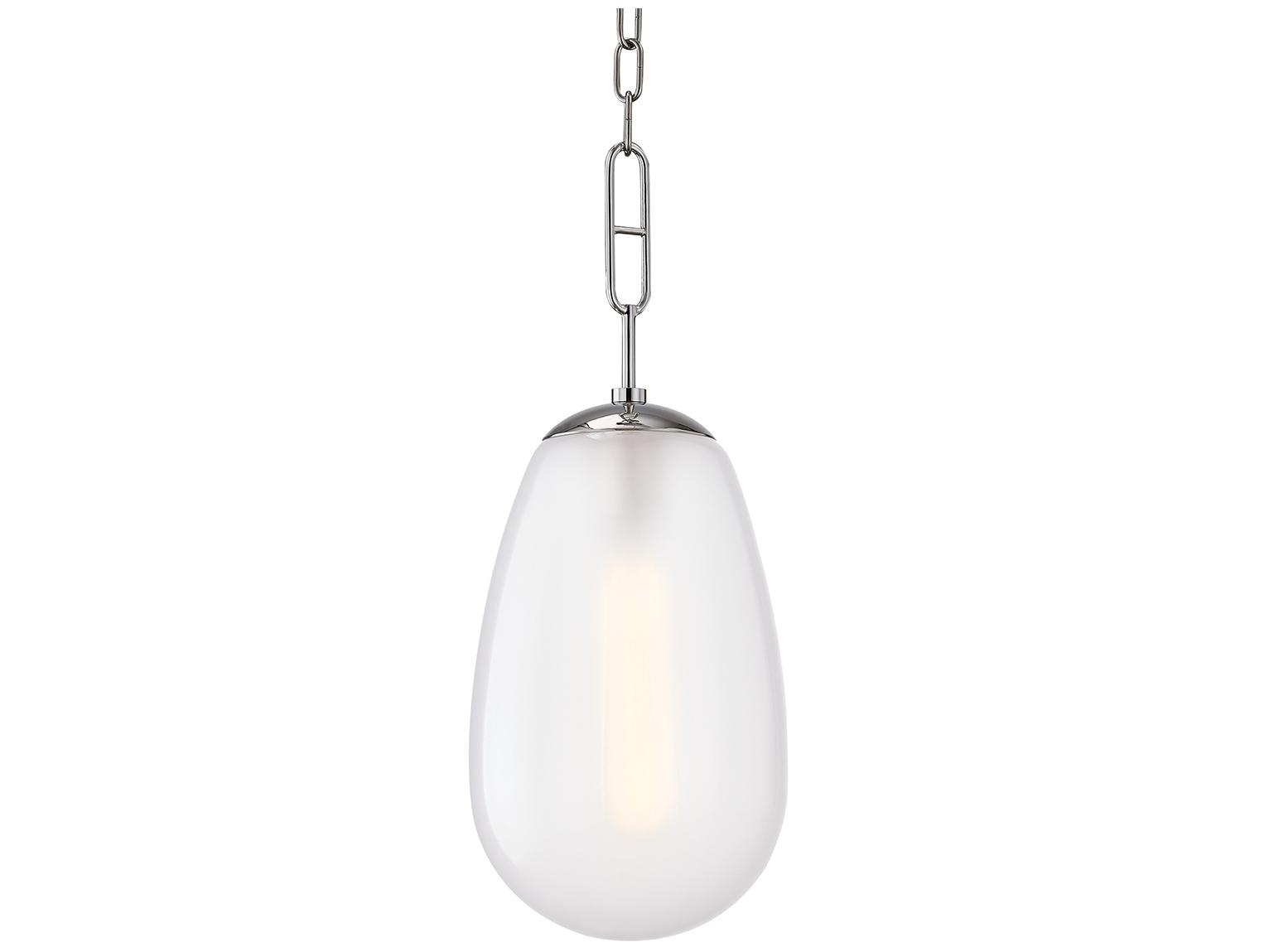 Hudson Valley Bruckner 1-Light Polished Nickel Mini Pendant